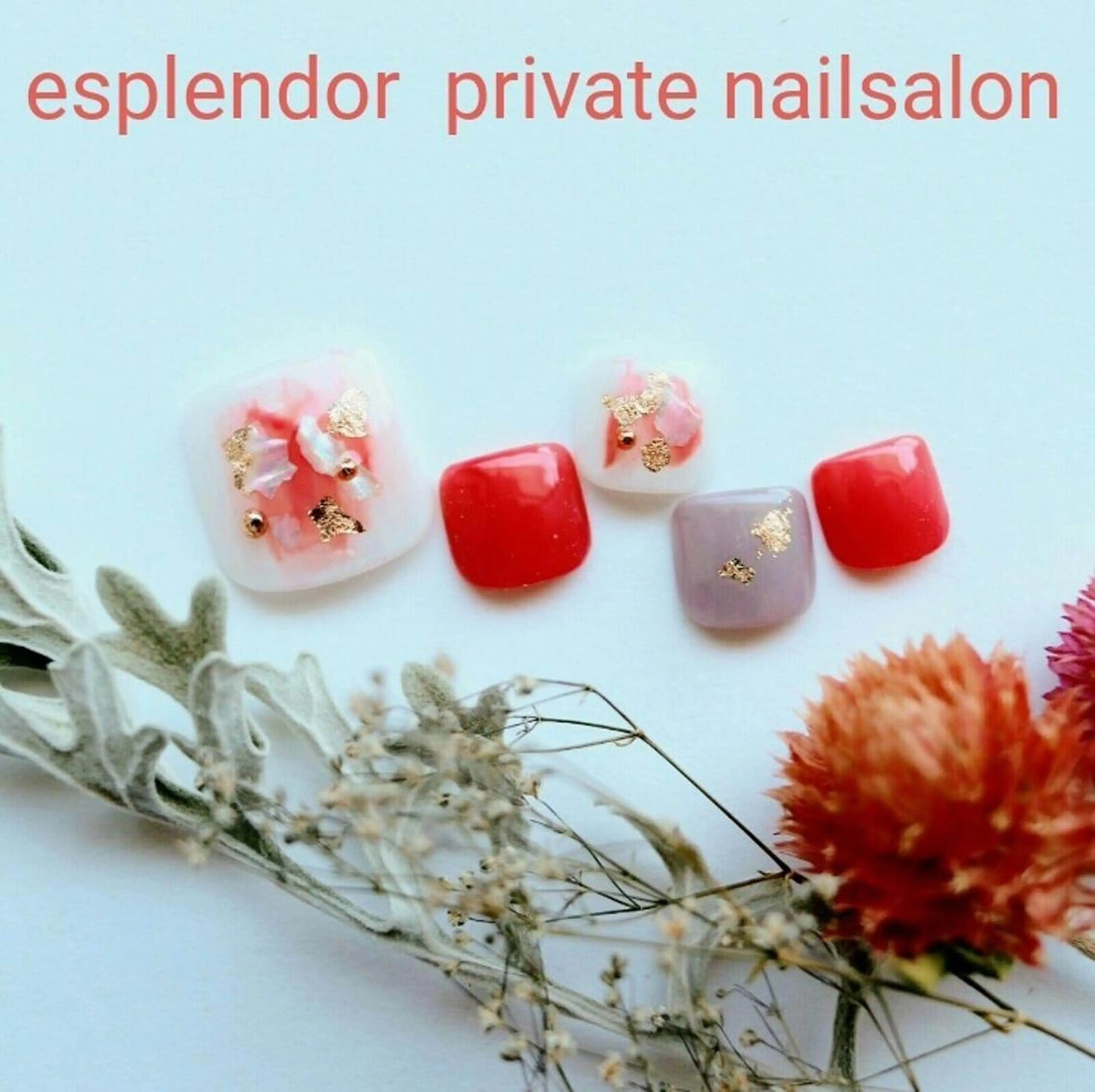 ネイル アートネイル フットネイル esplendor  小野寺のネイルデザイン