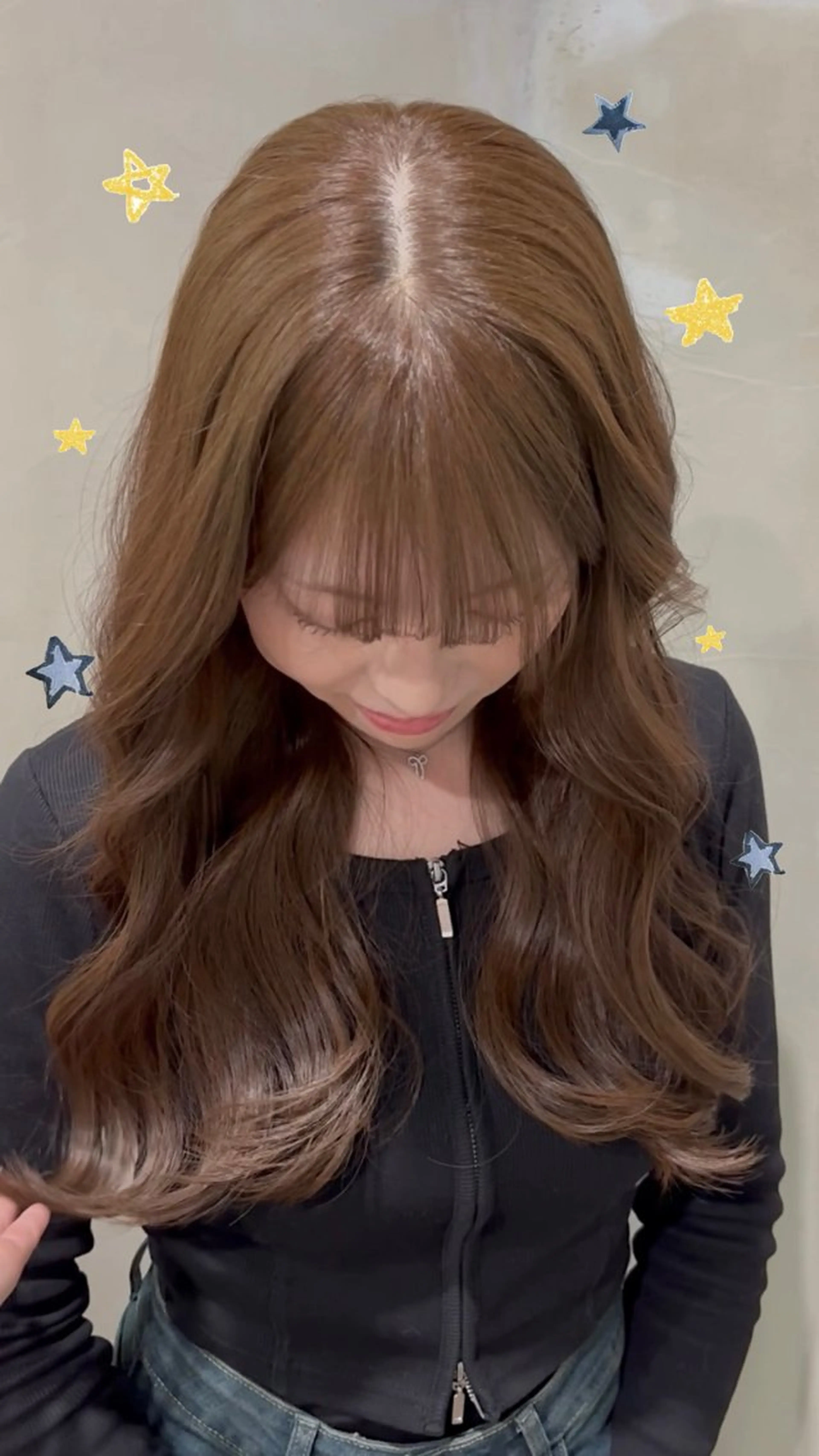 ロング カラー ベージュカラー オリーブベージュ ヘアカラー トリートメント 🌞SoL🌞竹原 沙希のヘアスタイル