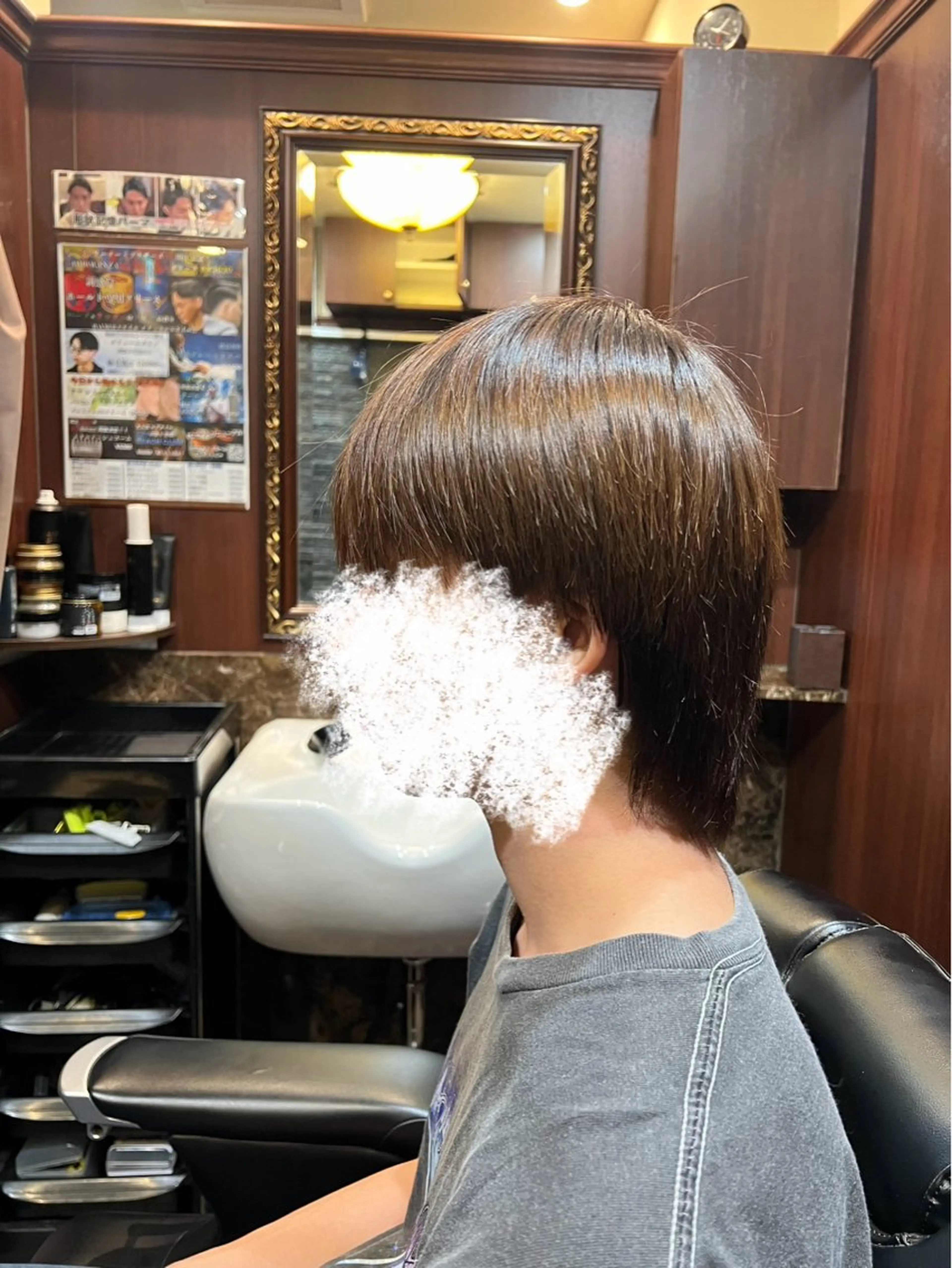 セミロング ヒロ銀座バーバーショップ丸の内所属・秋山 琳太のヘアスタイル