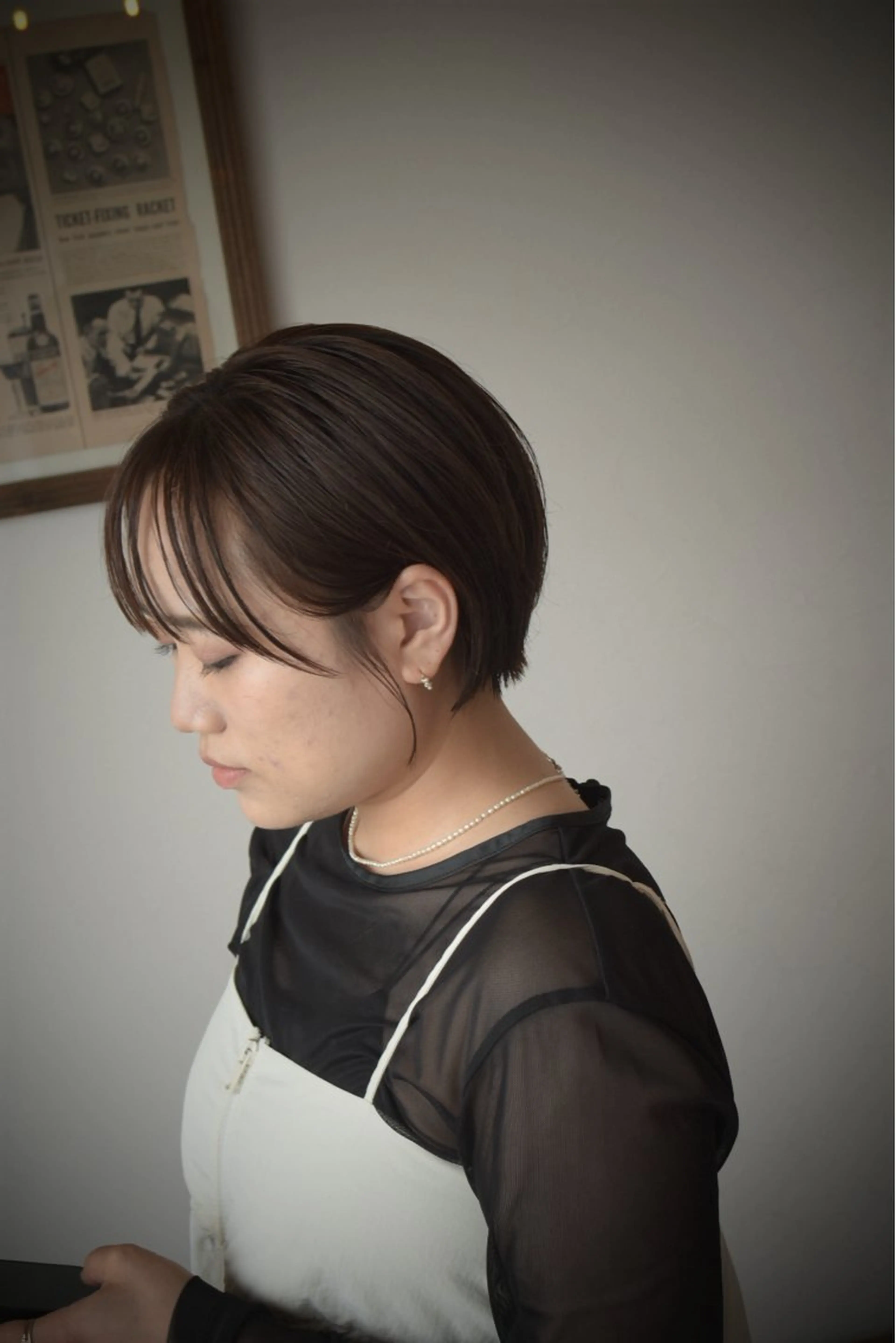 ショート ショートヘア 岩村 夏姫のヘアスタイル