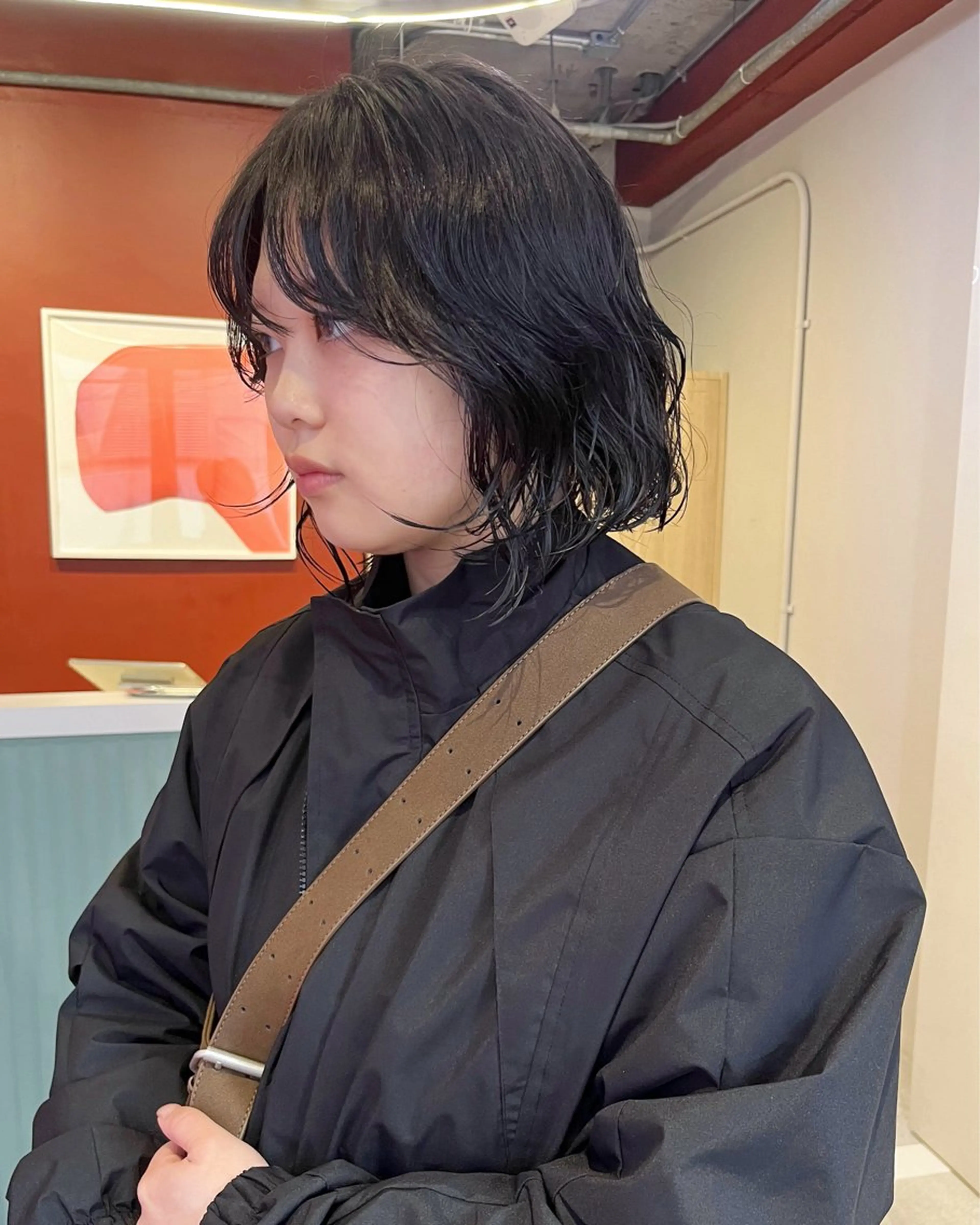 カラー ヘアカラー レイヤーカット🍏 パーマ/ののかのヘアスタイル