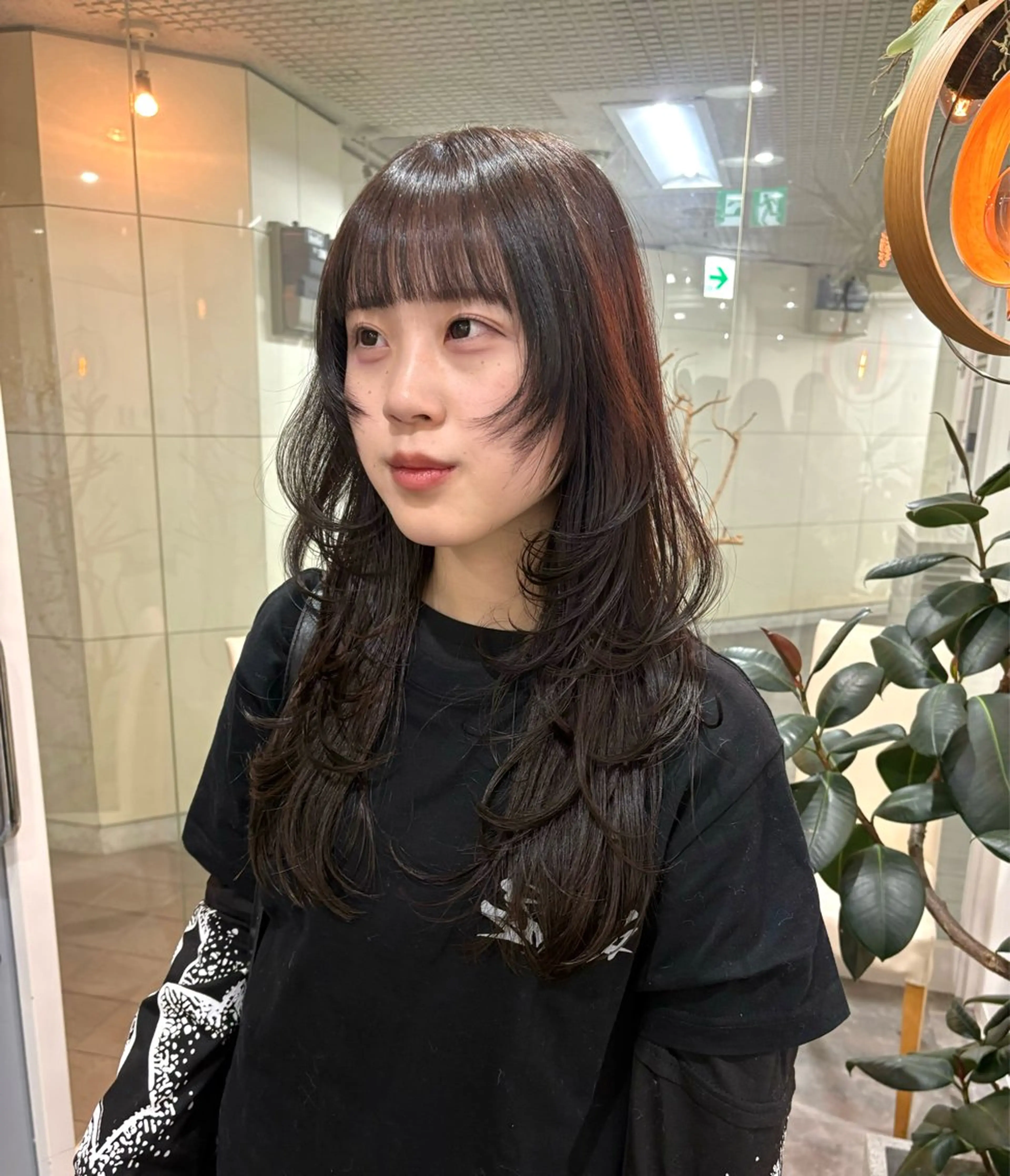ロング カット ヘアカラー トリートメント 似合わせヘア/透明感 カラー/ Rioのヘアスタイル