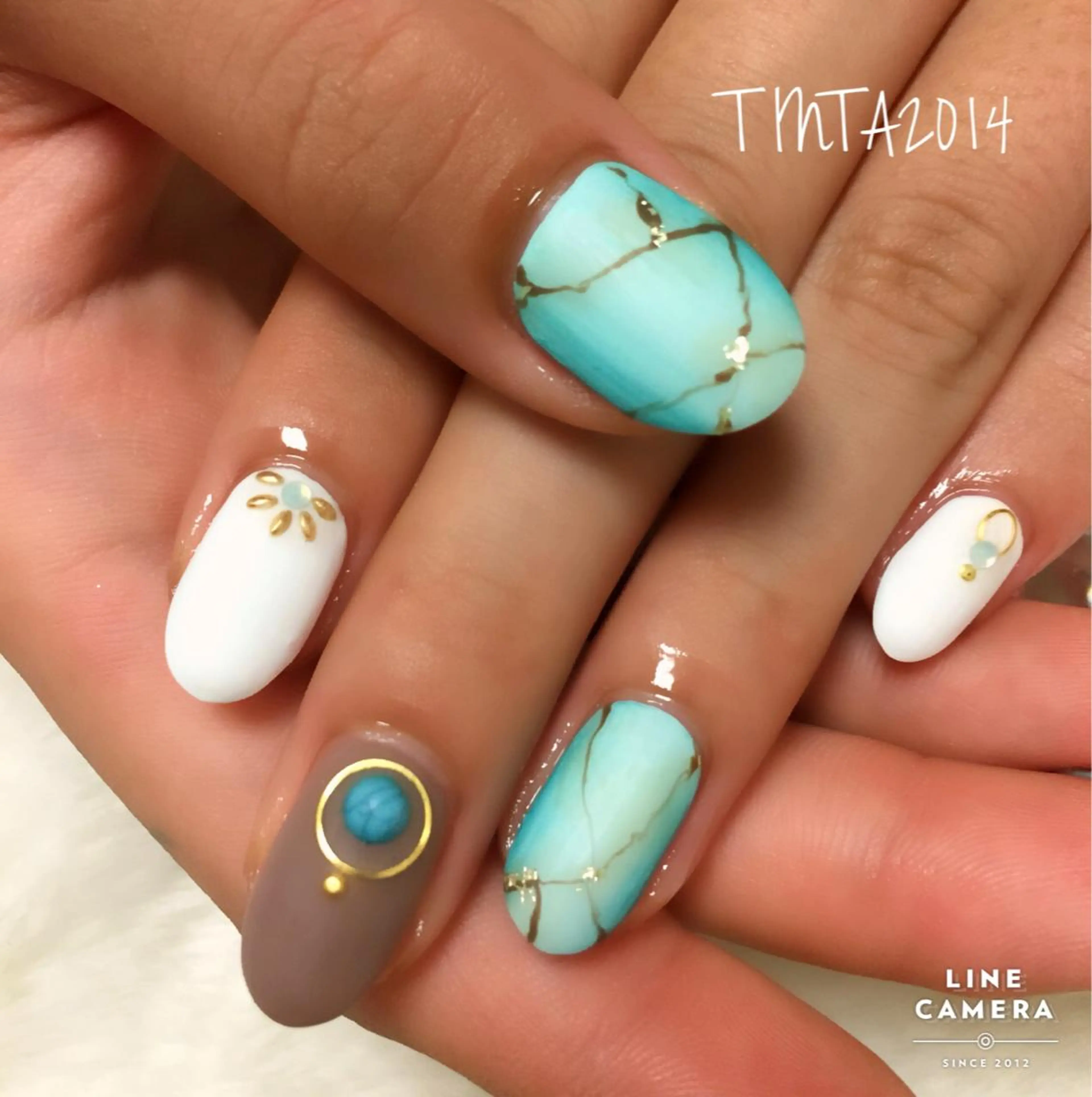 ネイル マットネイル ネイルサロン ティンタ所属・馬場 典子のネイルデザイン