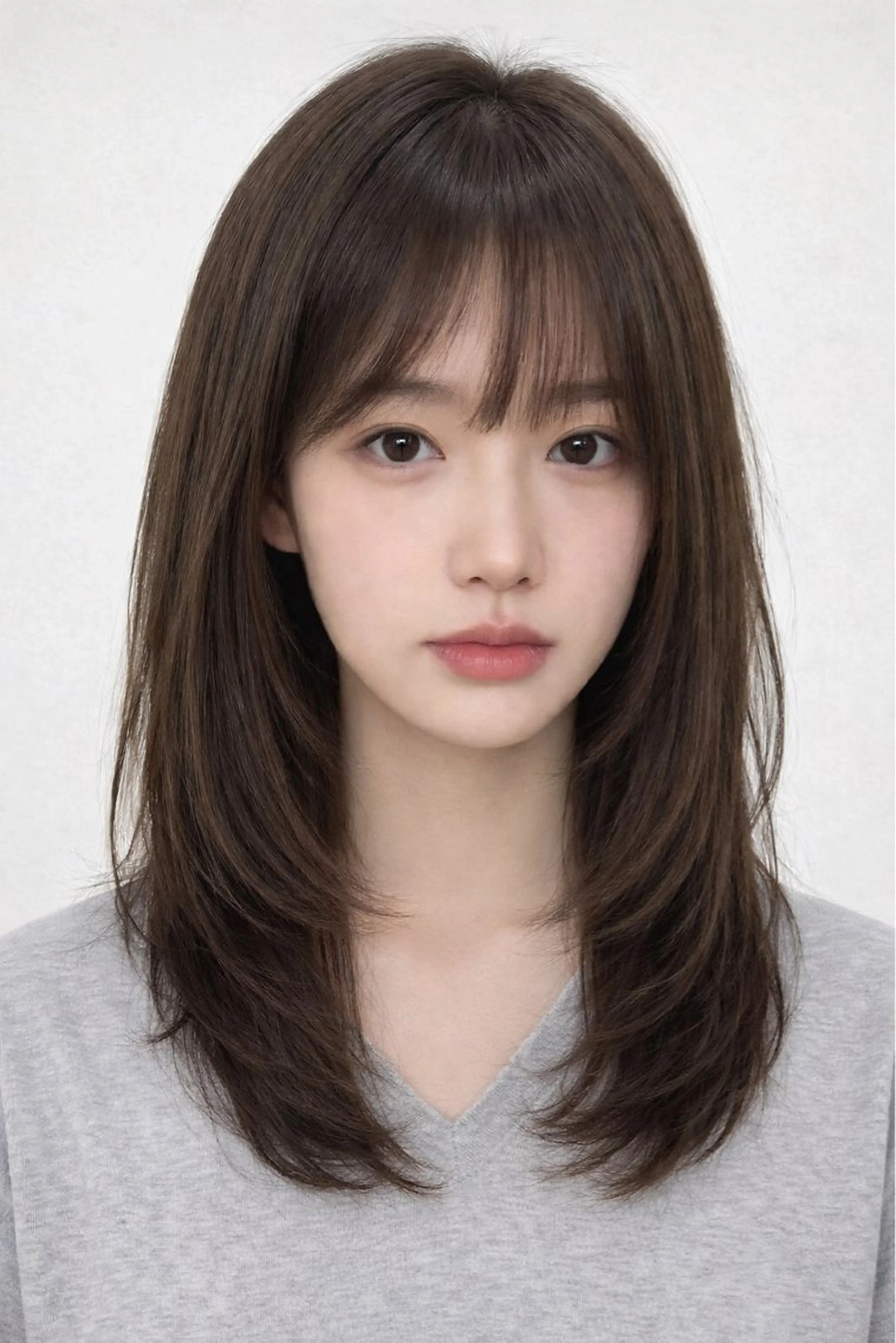 ミディアム COA GINZA所属・レイヤー/前髪顔周り COA/Minamiのヘアスタイル