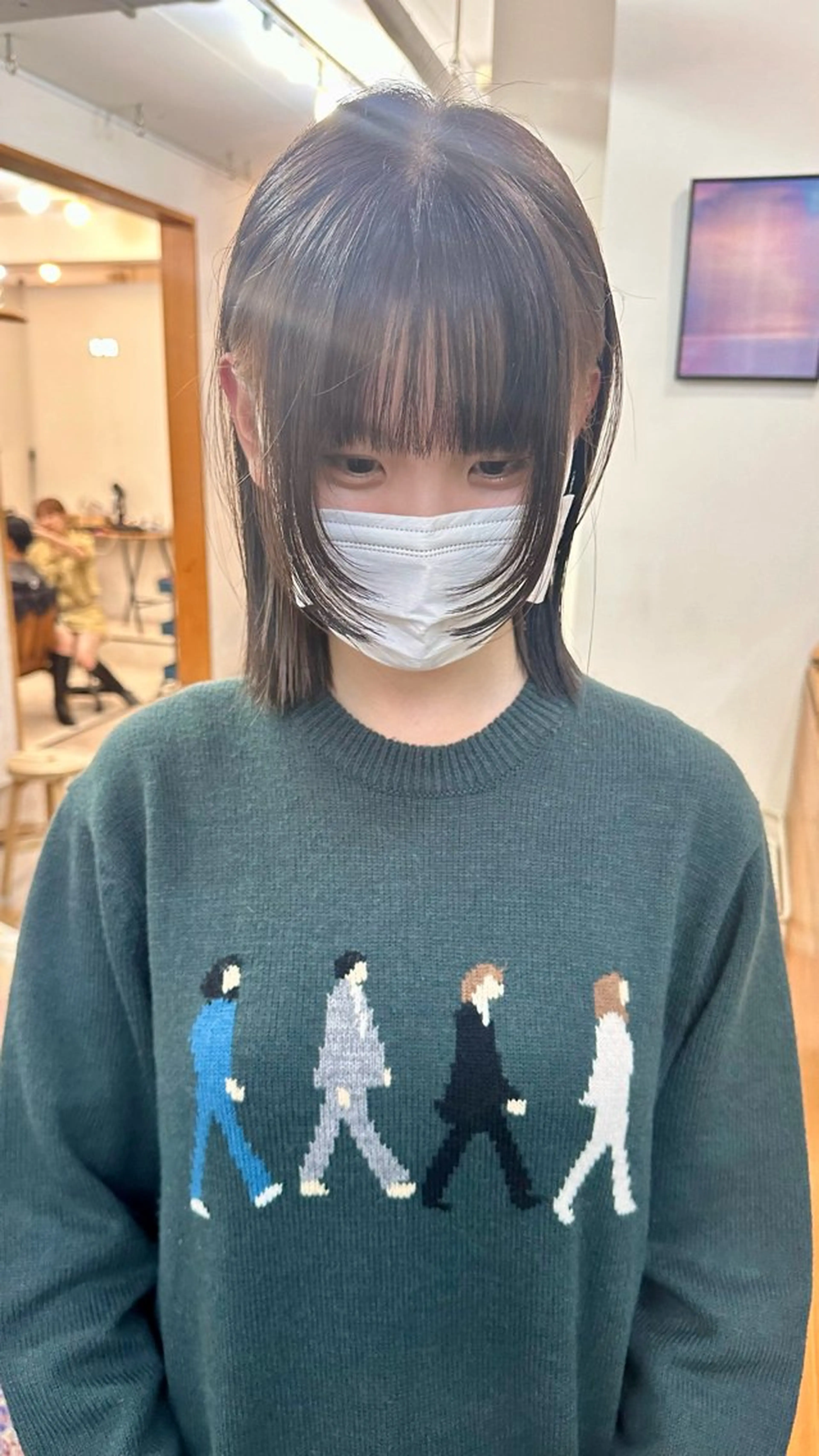 ミディアム カラー 🪭risa 暖色/レイヤー🪭のヘアスタイル