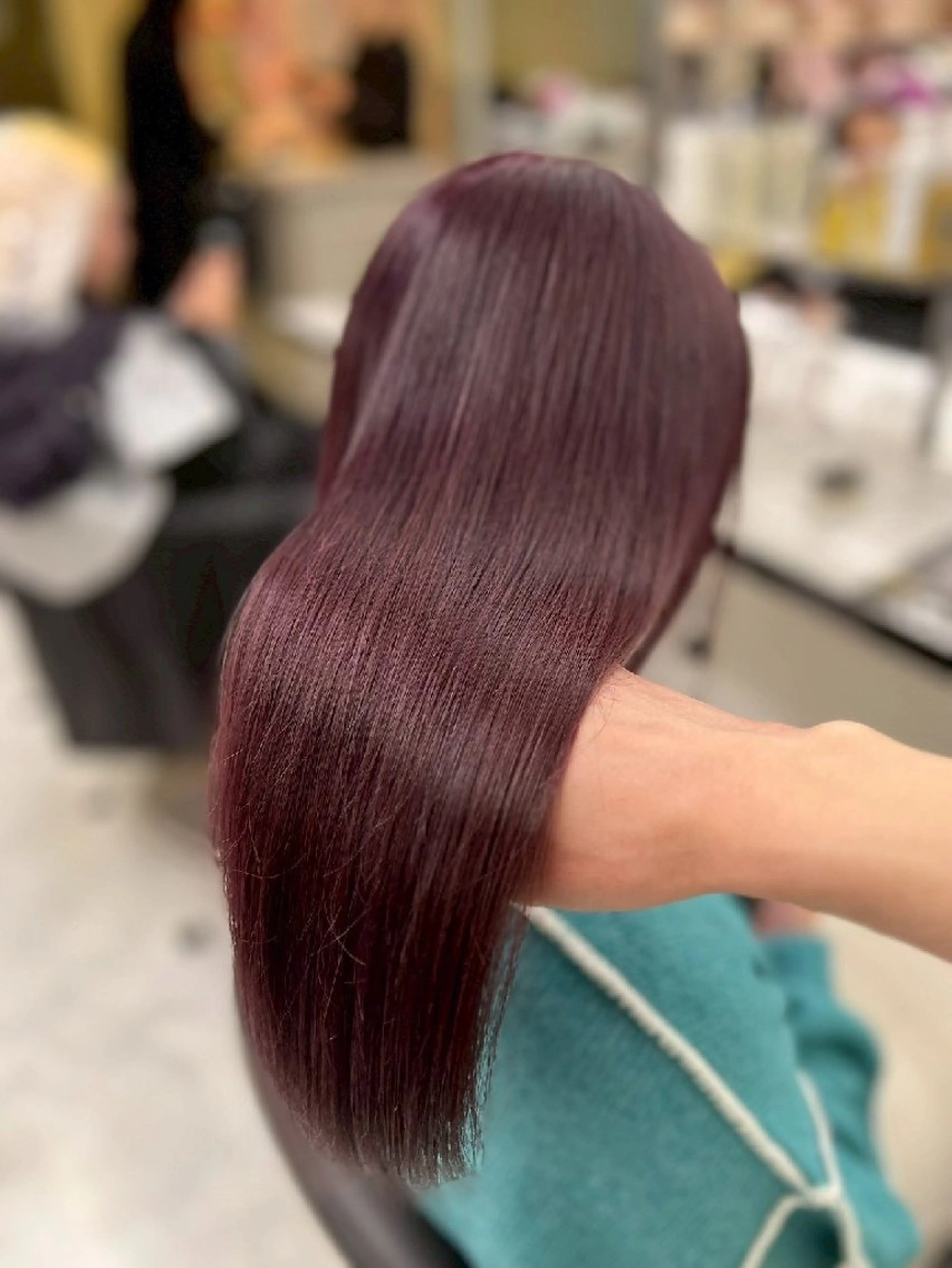 ロング ヘアカラー トリートメント 新井 伶奈のヘアスタイル