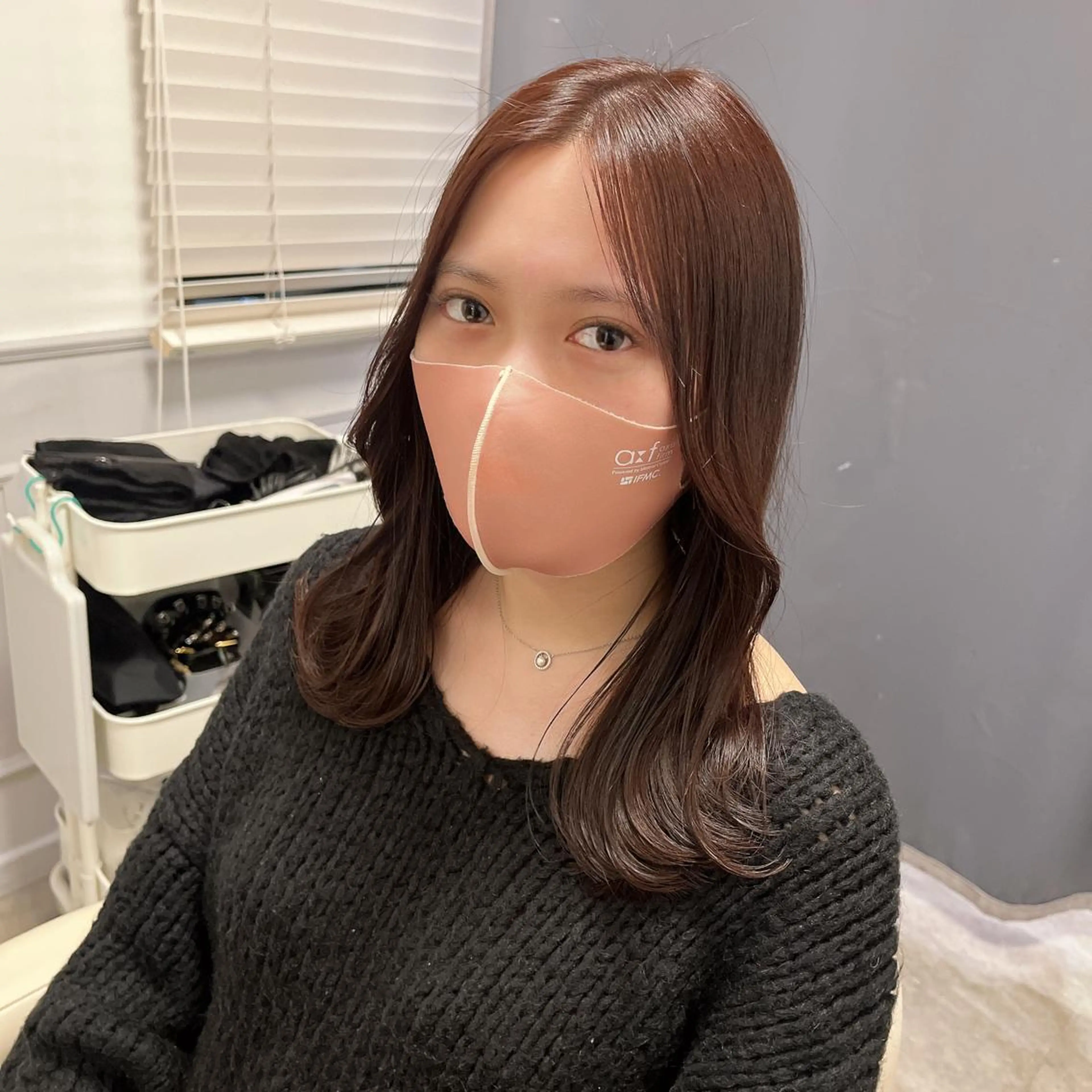 セミロング カラー ボブ& 髪質改善FUMIYAのヘアスタイル