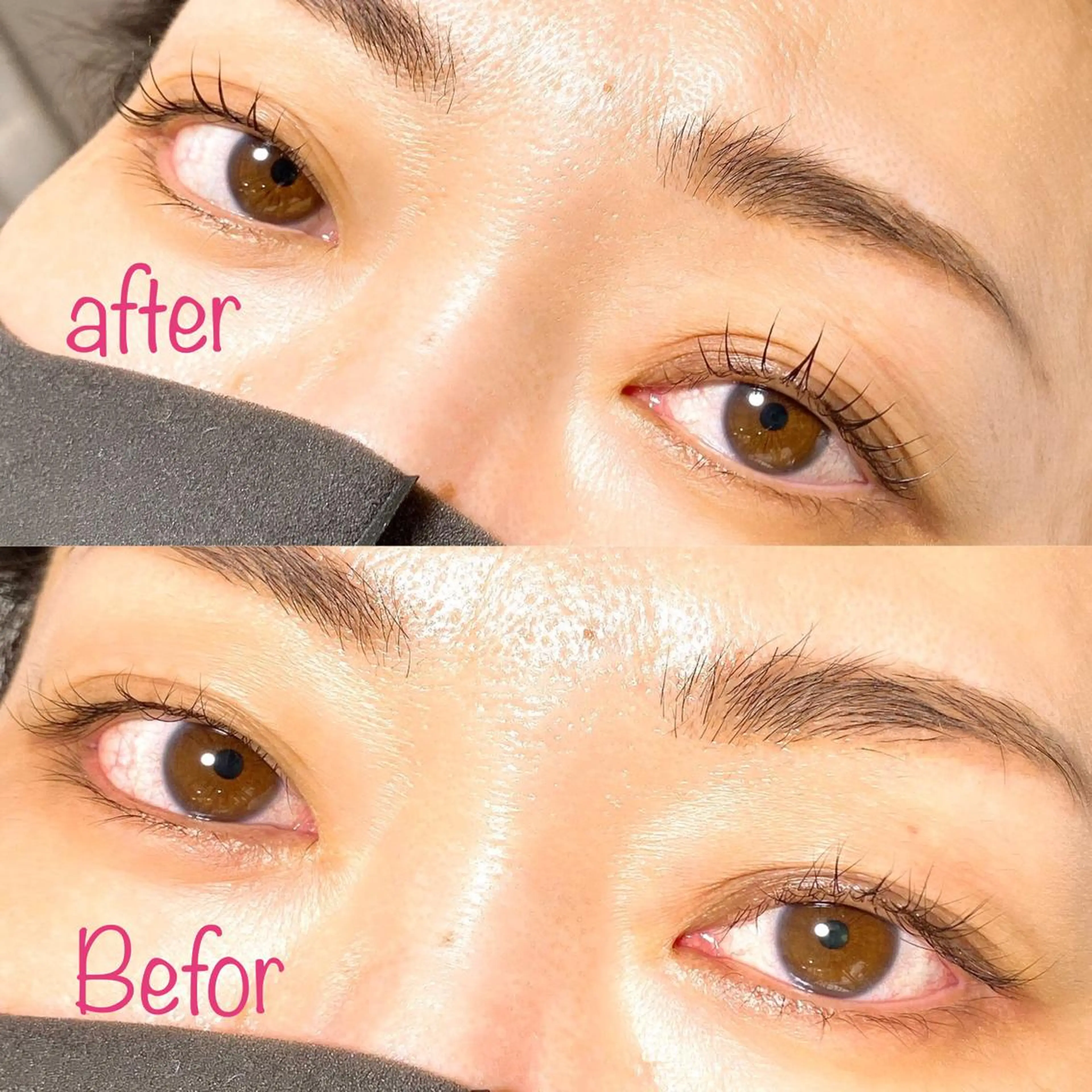 マツエク・マツパ パリジェンヌラッシュリフト まつげパーマ 一重×まつ毛パーマ 半蔵門駅前♡ハニエル アイリストchiyoの眉毛・アイブロウイメージ