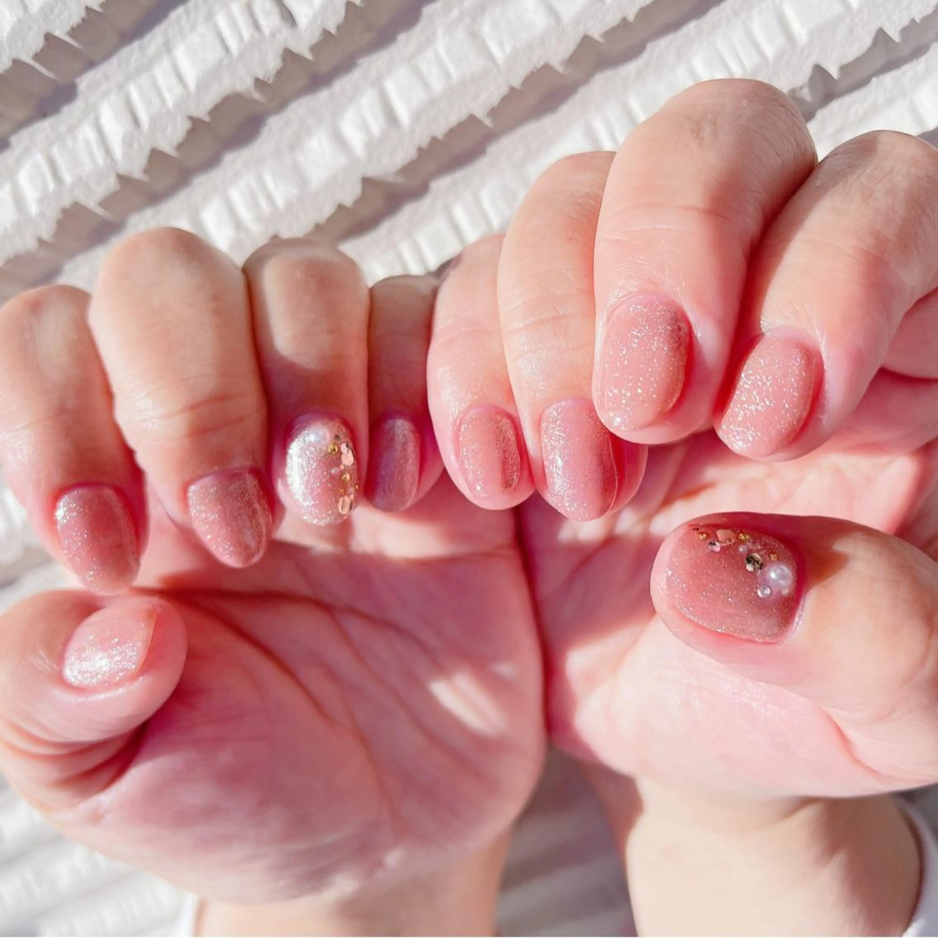 ネイル ジェルネイル マグネットネイル パラジェル 上村 未来のネイルデザイン