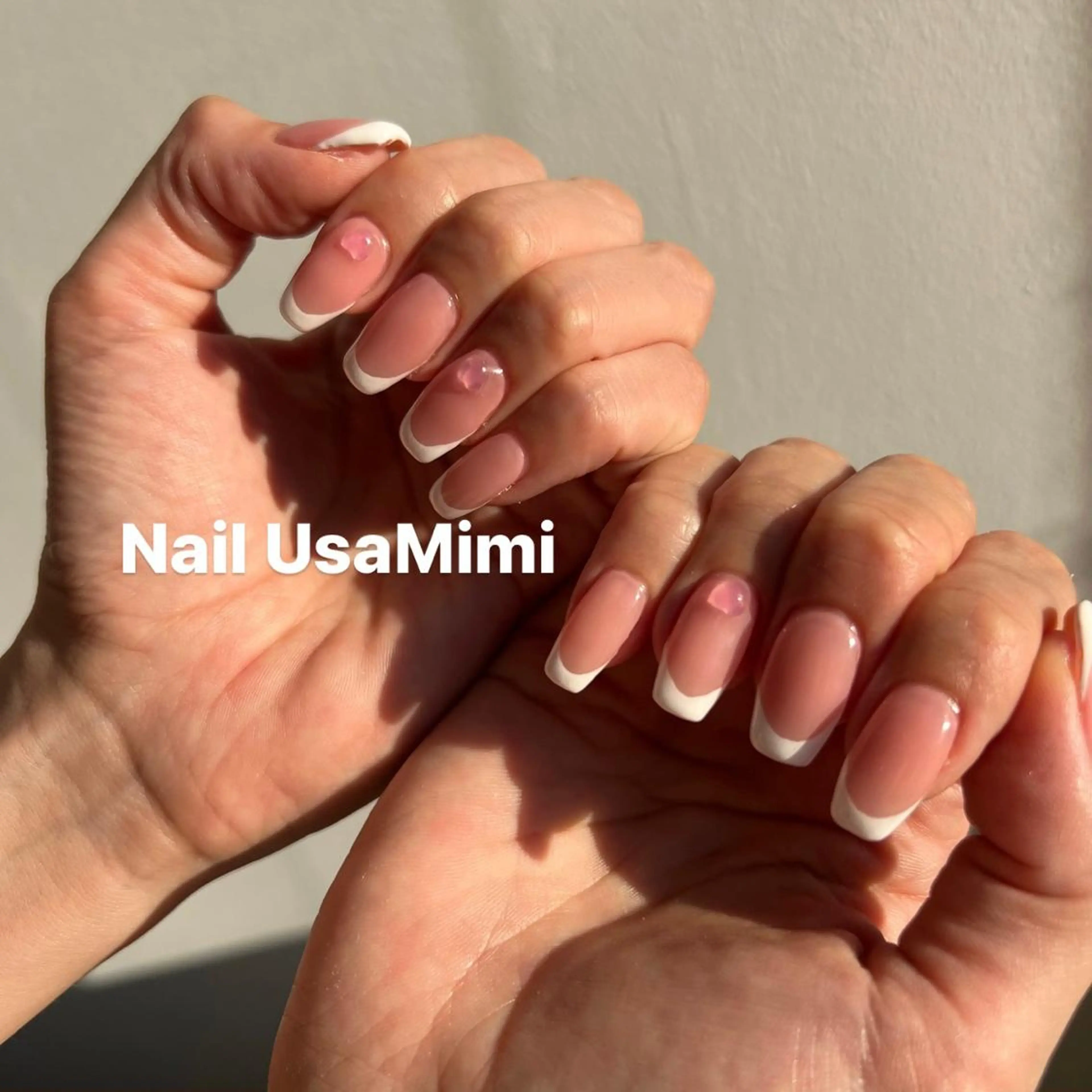 ネイル クリアネイル フットネイル ジェルネイル マグネットネイル 持ち込み 本町ネイルNail UsaMimiのネイルデザイン