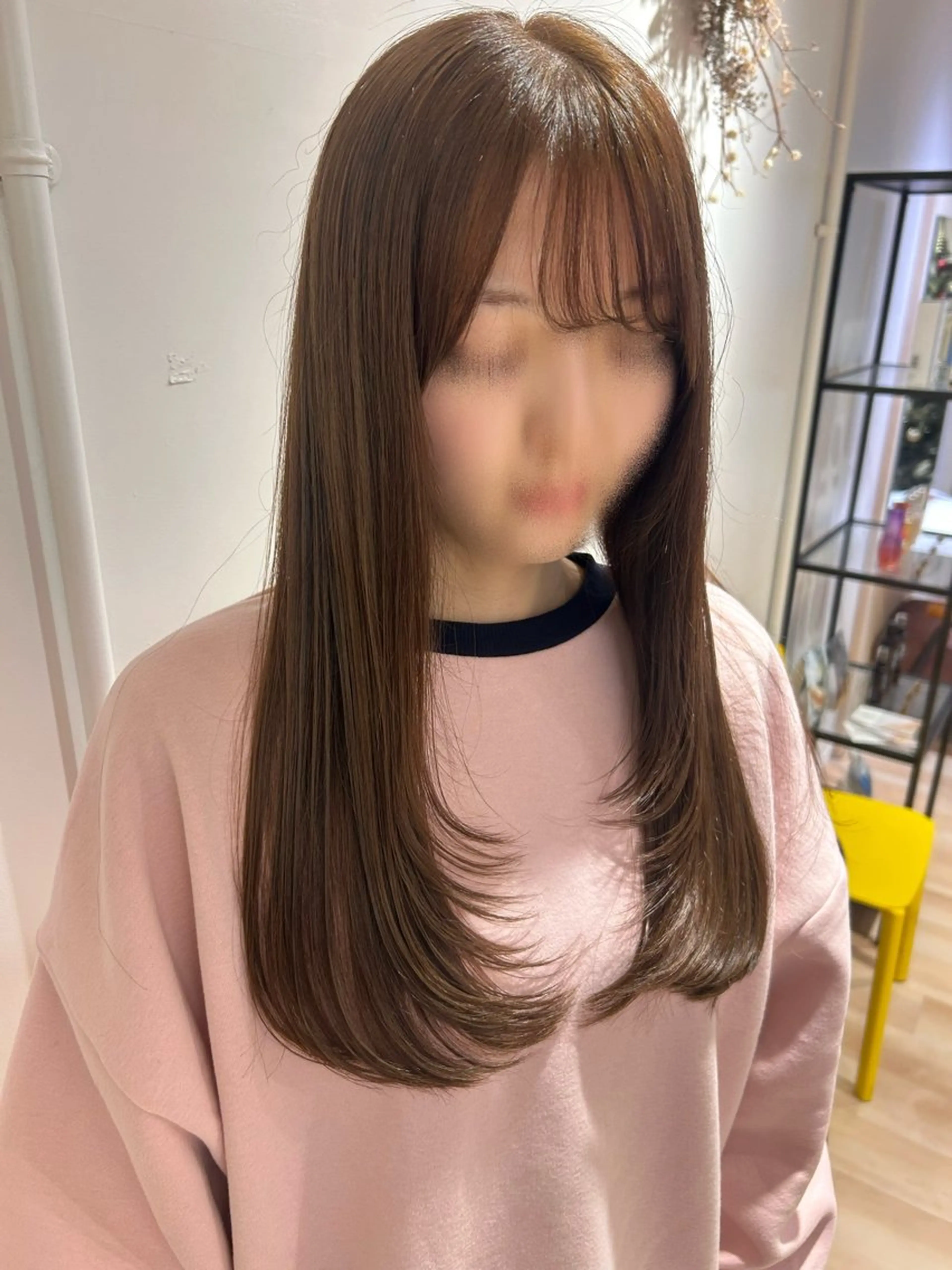 ロング レイヤーカット カット ヘアカラー トリートメント 🎀natsuki /モテカラーのヘアスタイル