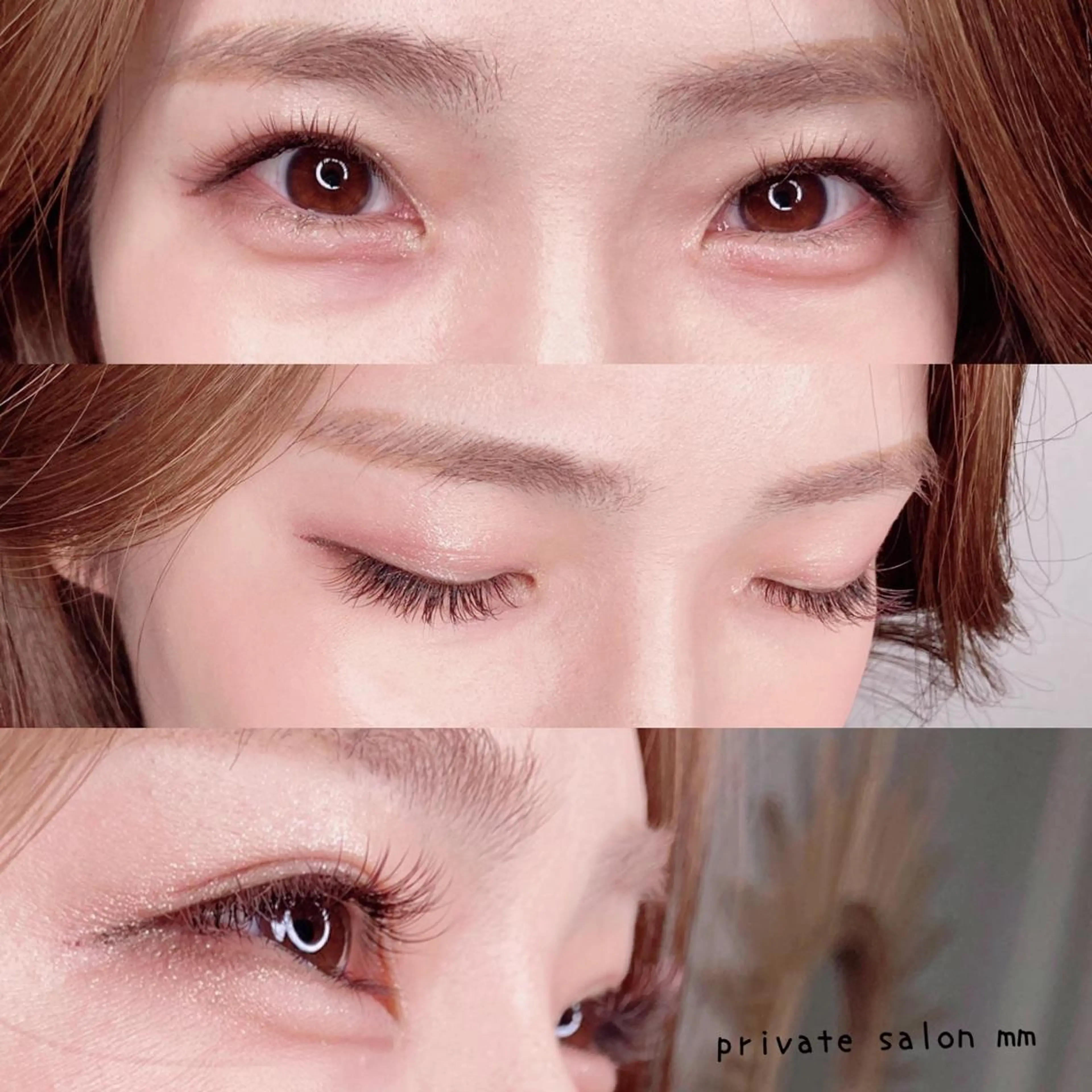 マツエク・マツパ カラーマツエク フラットラッシュ private salon mm所属・こだま さやのマツエク・マツパデザイン