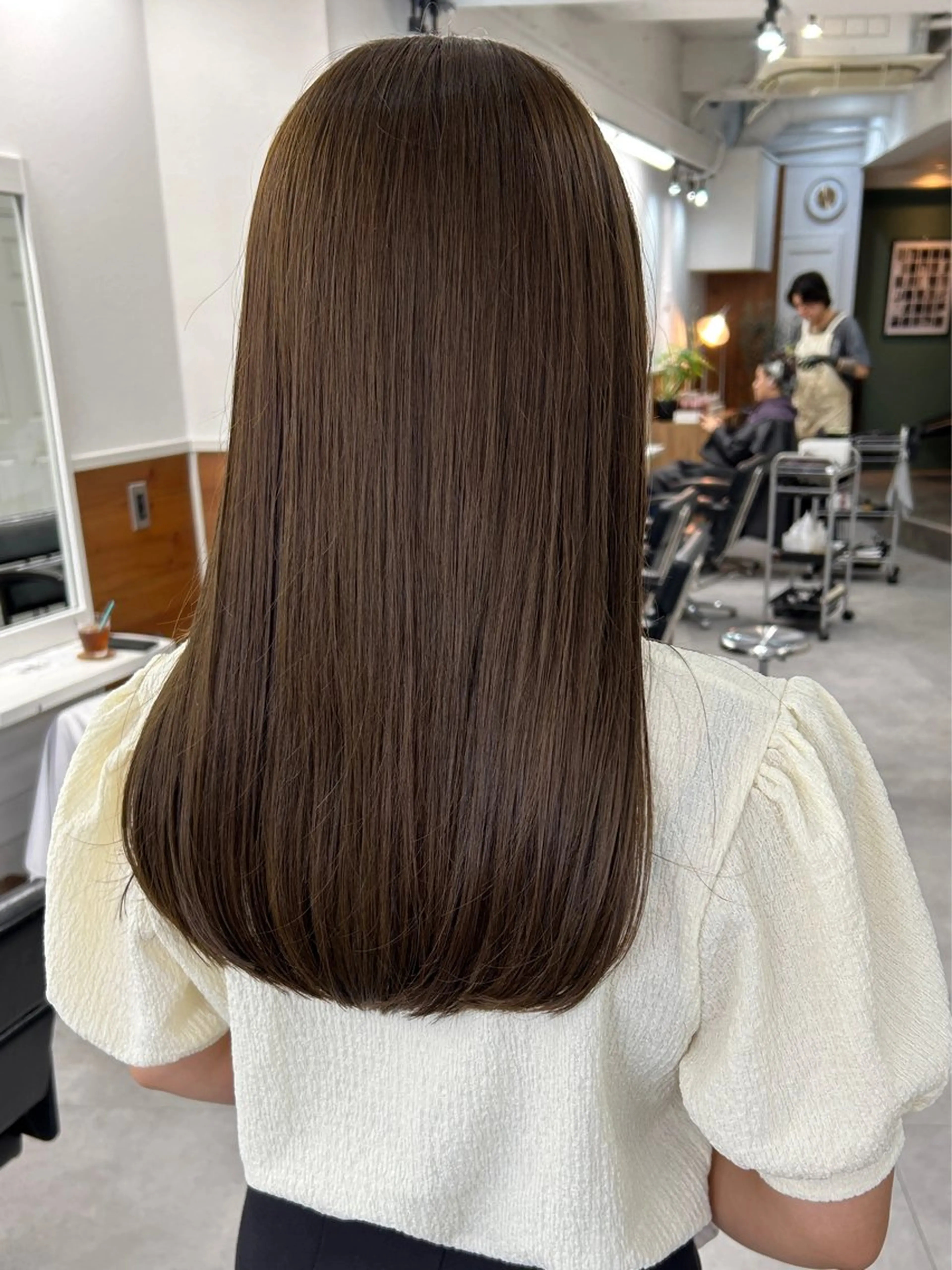 ロング カラー レイヤーボブ/ 艶カラー/サナ🌼のヘアスタイル