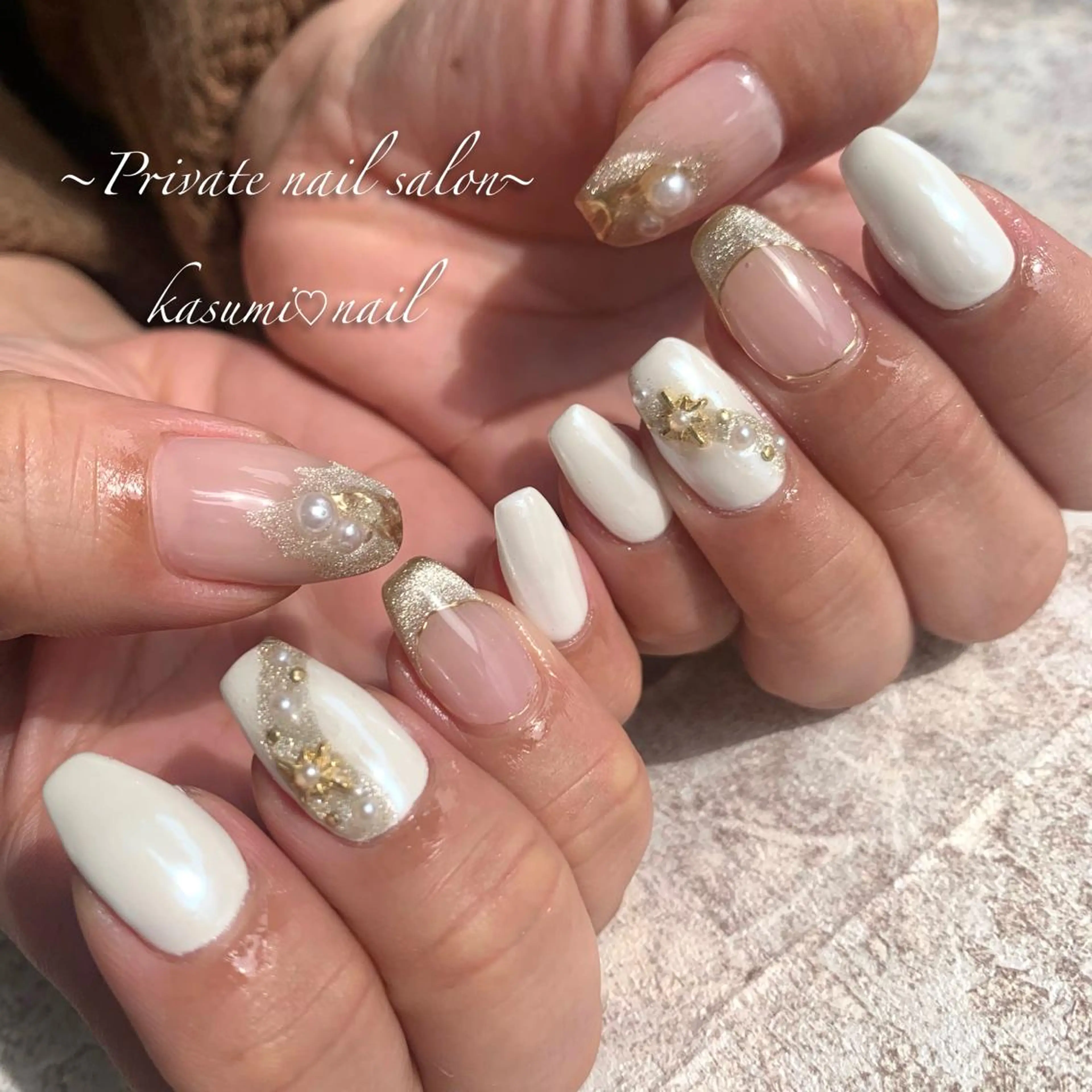 ネイル ニュアンスネイル 春ネイル KASUMI♡ Nailのネイルデザイン