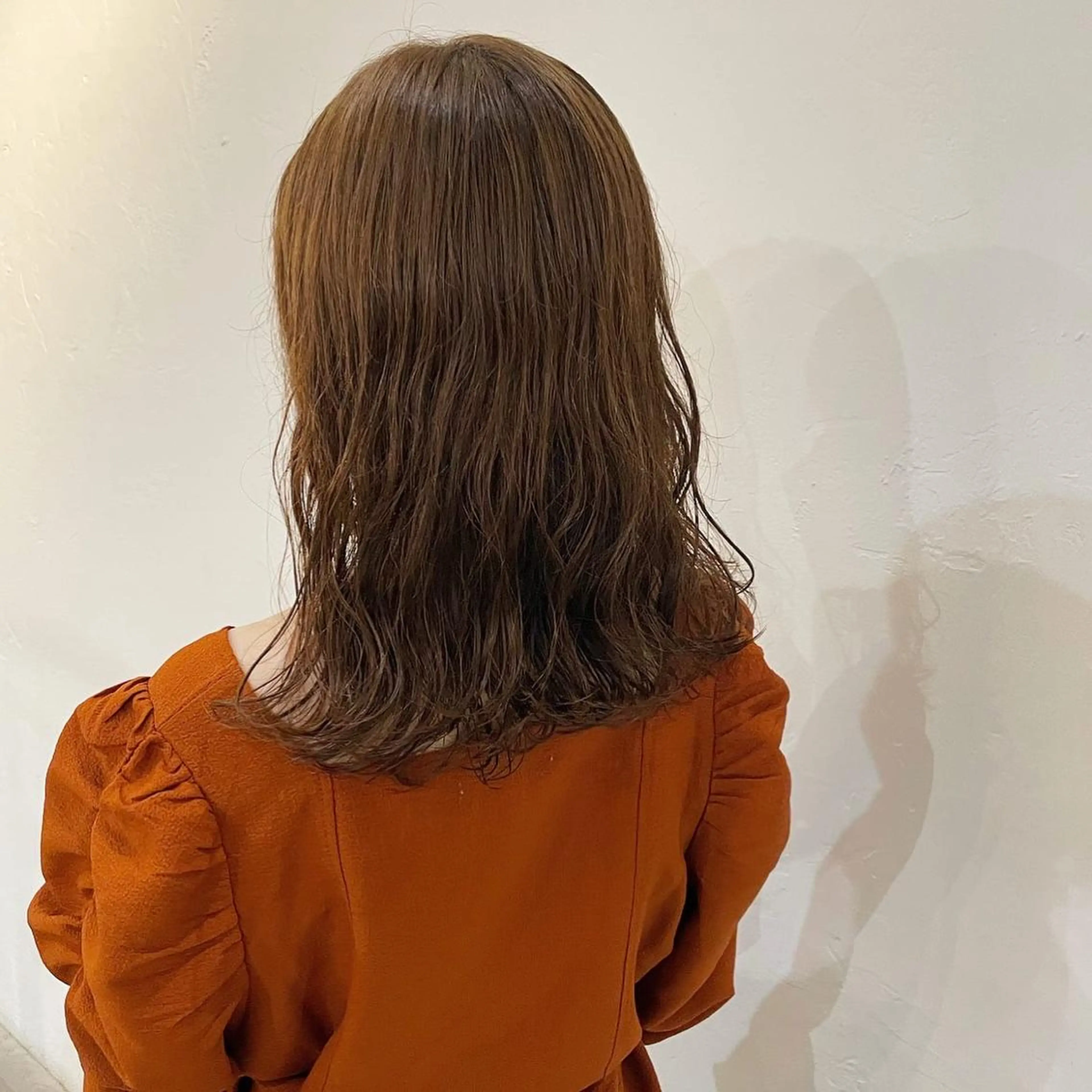 ミディアム パーマ ミディアムパーマ sherry/R 三川町　川口真里奈のヘアスタイル