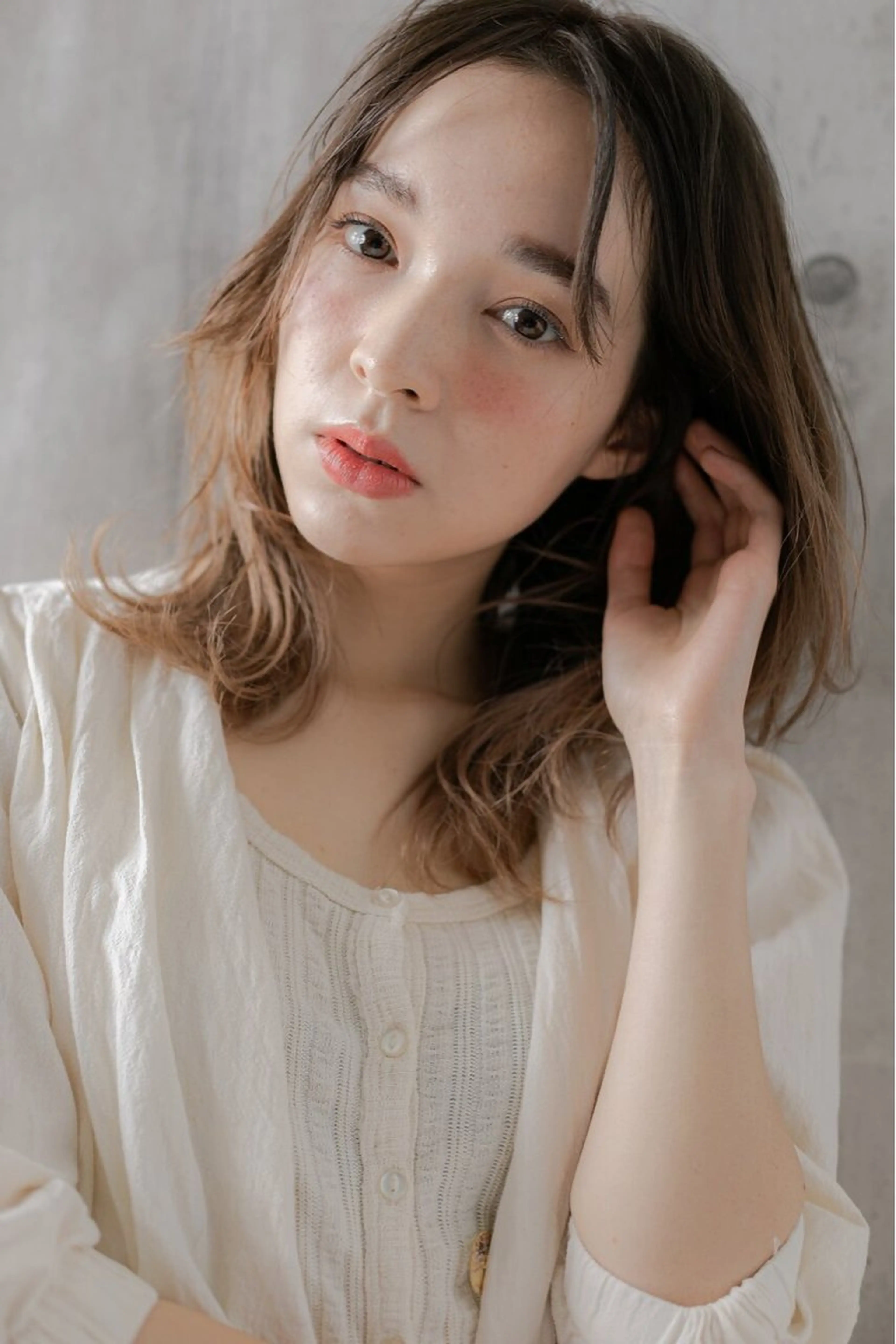 ミディアム カット トリートメント 井田 勇馬のヘアスタイル