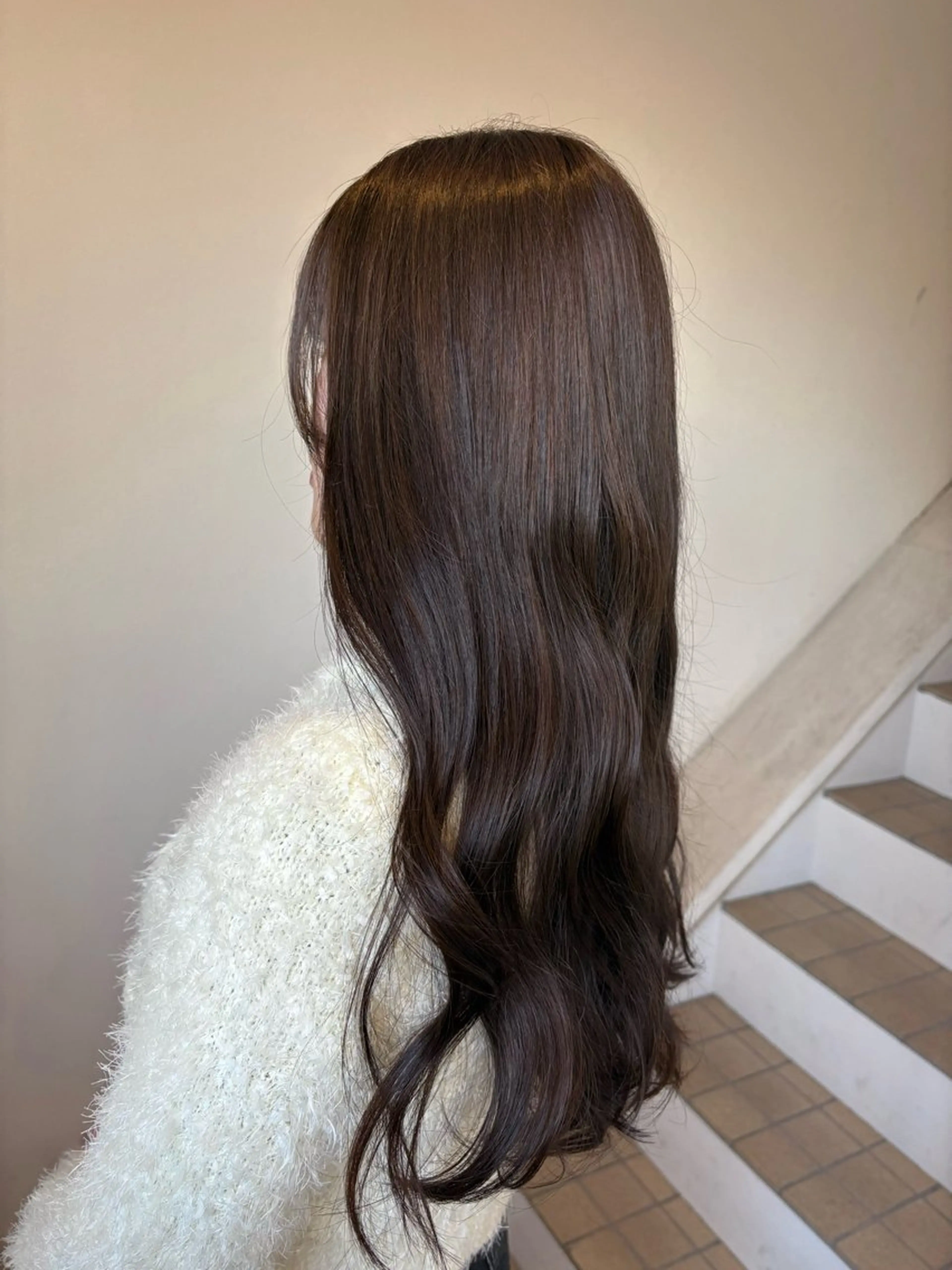 ロング カラー カットパーマモデル 募集中🧺アンジュのヘアスタイル