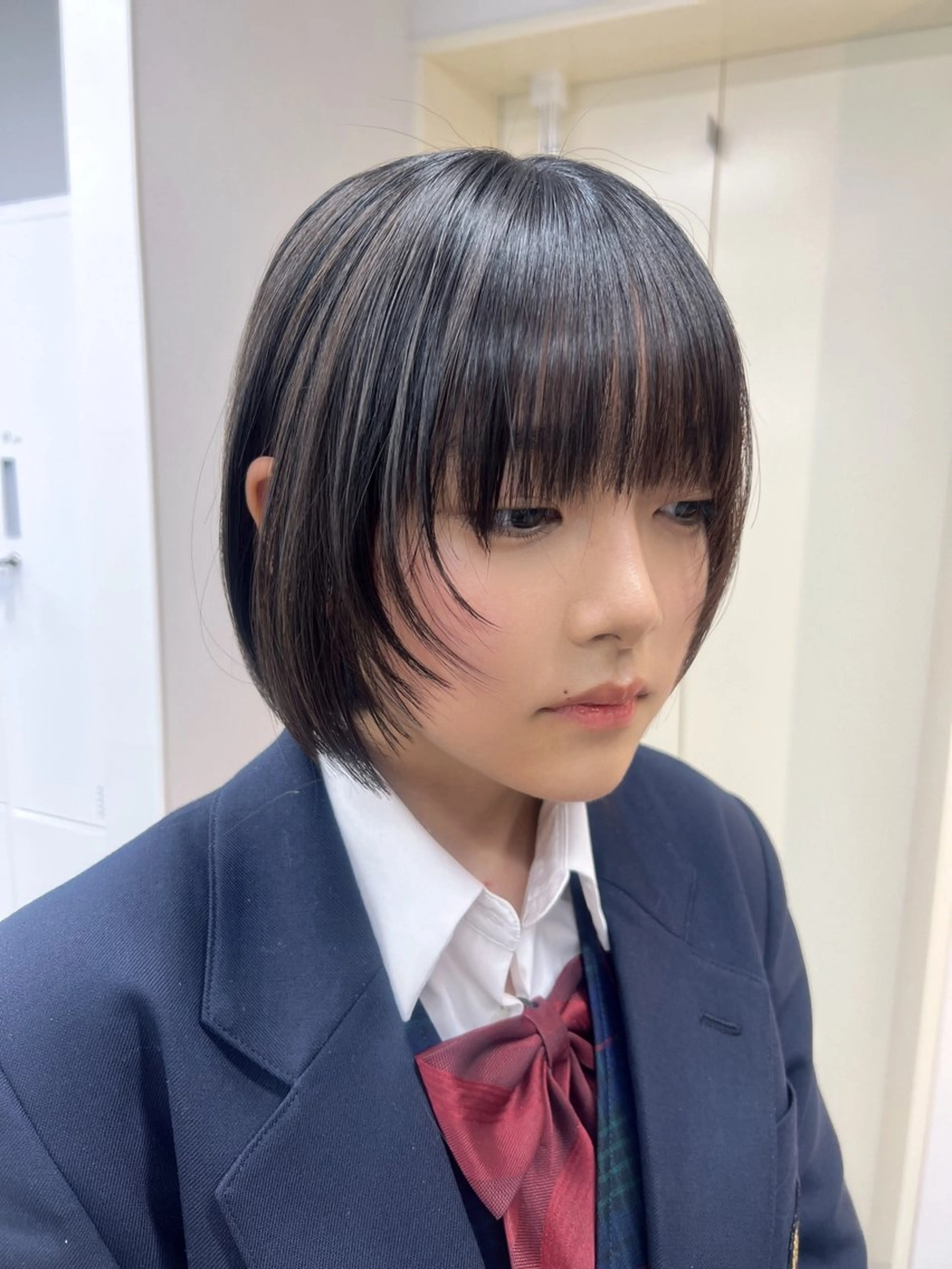 ショート カット トリートメント maya レイヤーカットのヘアスタイル