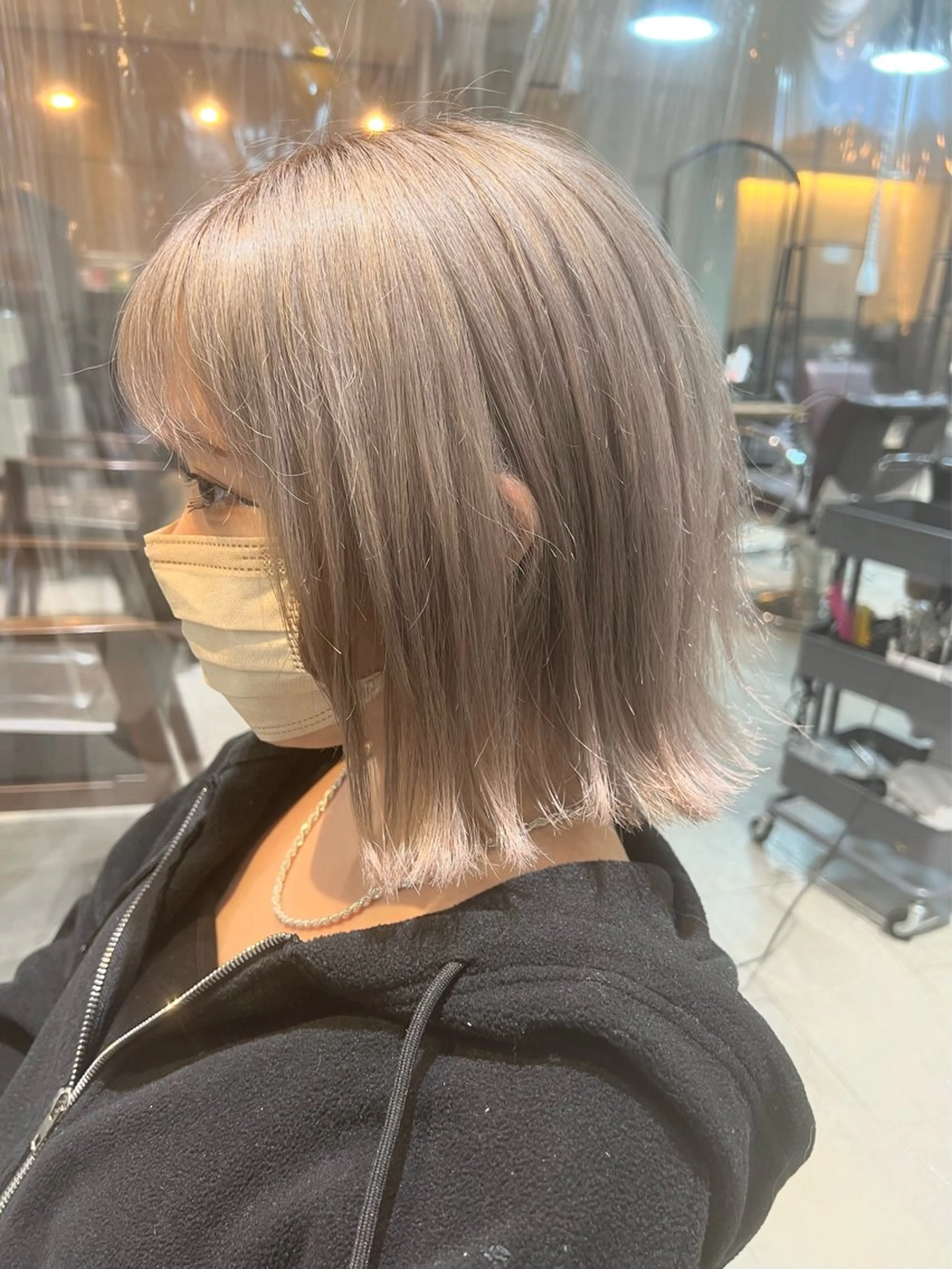 ミディアム カラー ヘアアレンジ ヘアカラー トリートメント ヘアセット 🌈インナーカラー ‘ショウマ’🌈のヘアスタイル