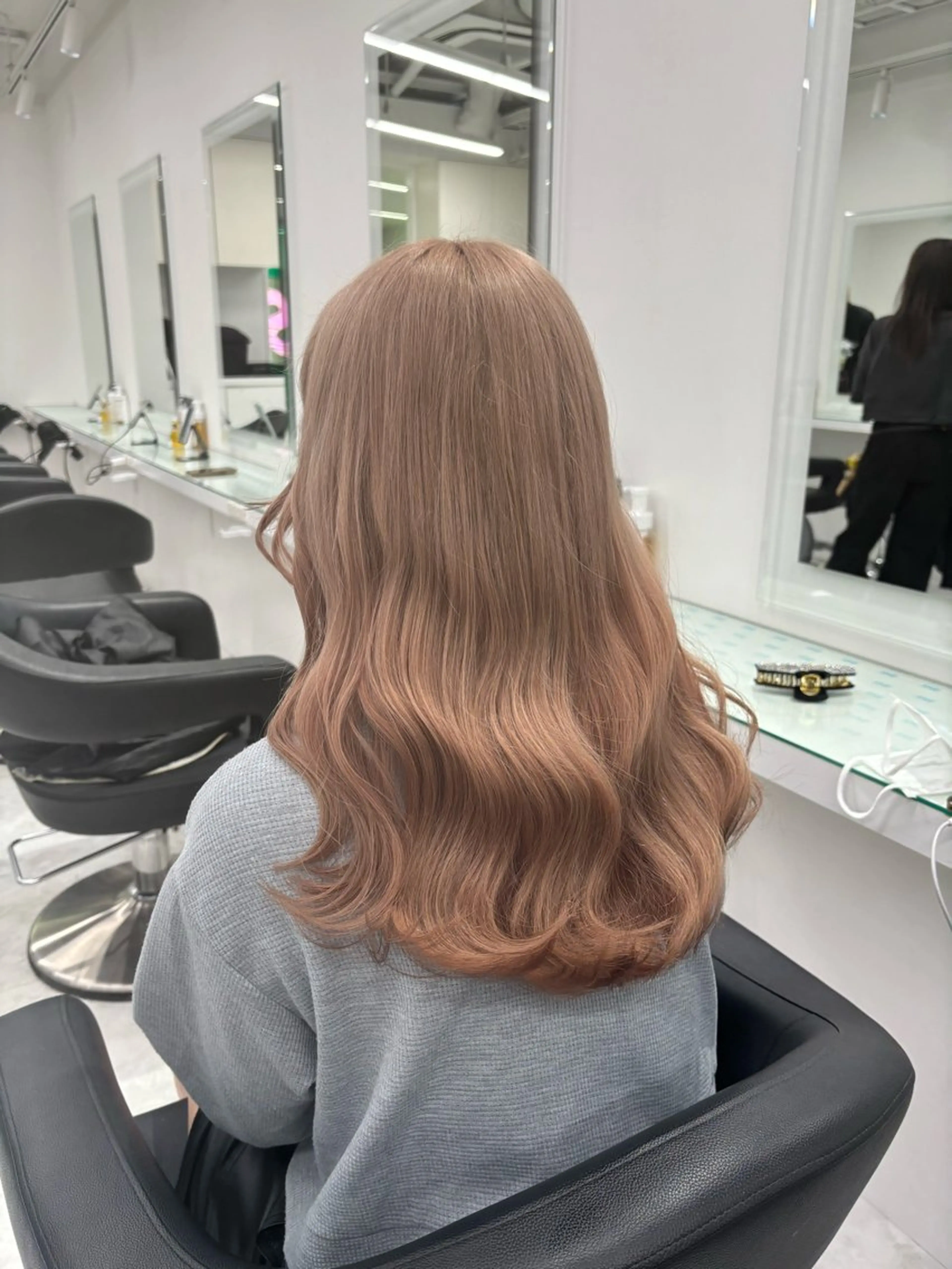 ロング カラー ヘアカラー トリートメント ヘアセット 似合わせハイトーン♡ みつきのヘアスタイル