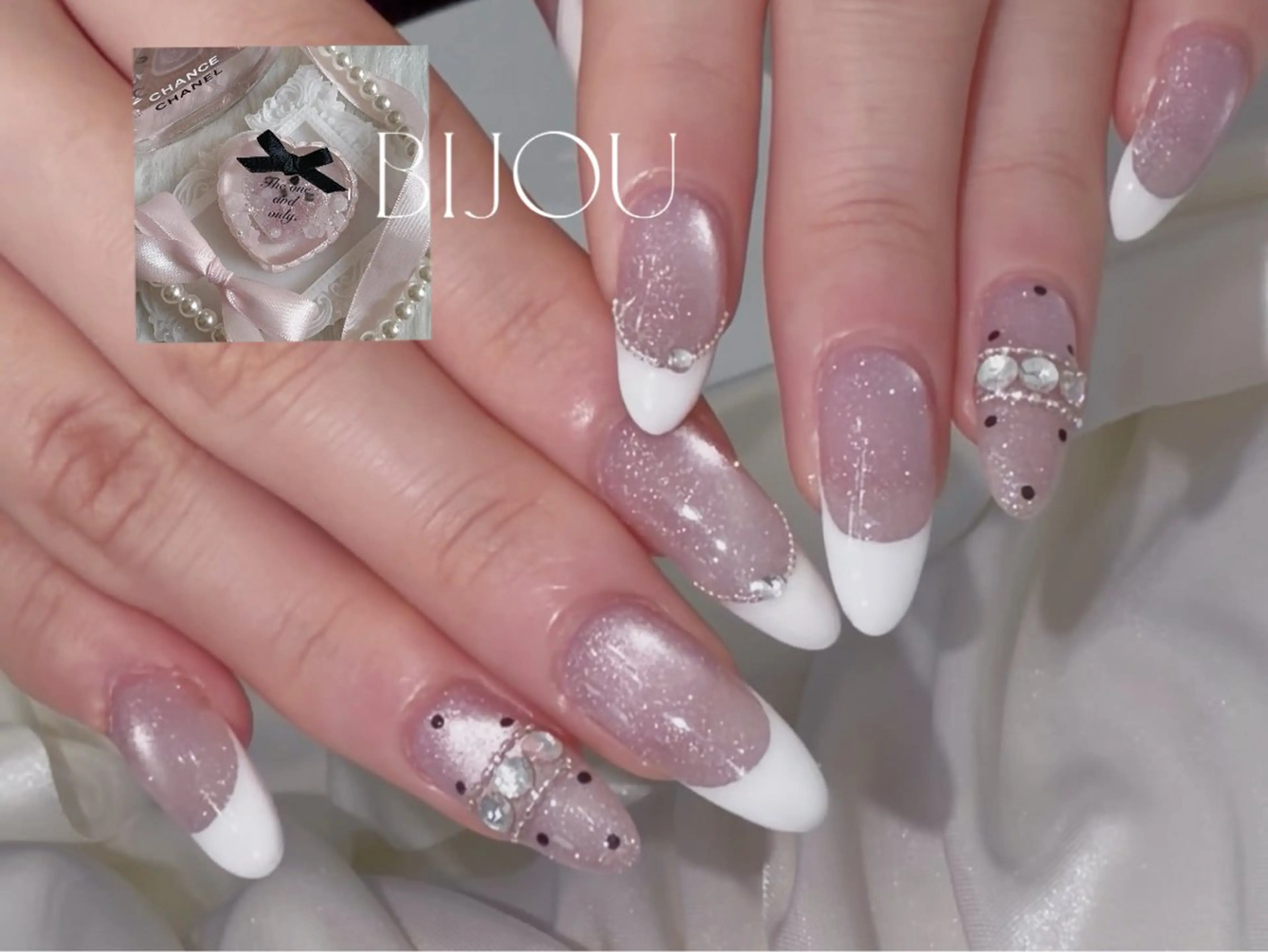 ネイル フレンチネイル 非対面ネイルサロン Eveのネイルデザイン