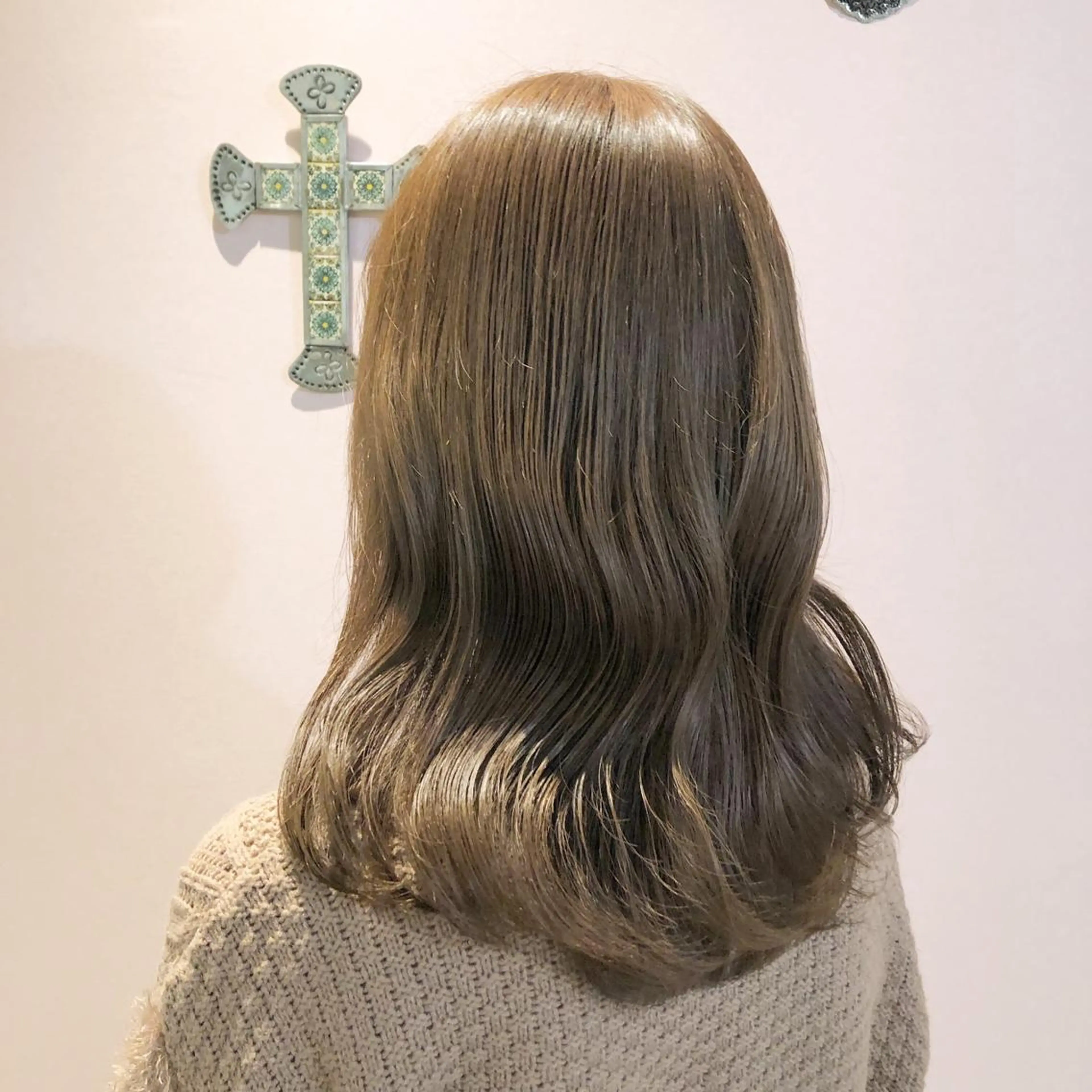 セミロング カラー ベージュカラー 透明感カラー 韓国風ヘア♥ nonoのヘアスタイル