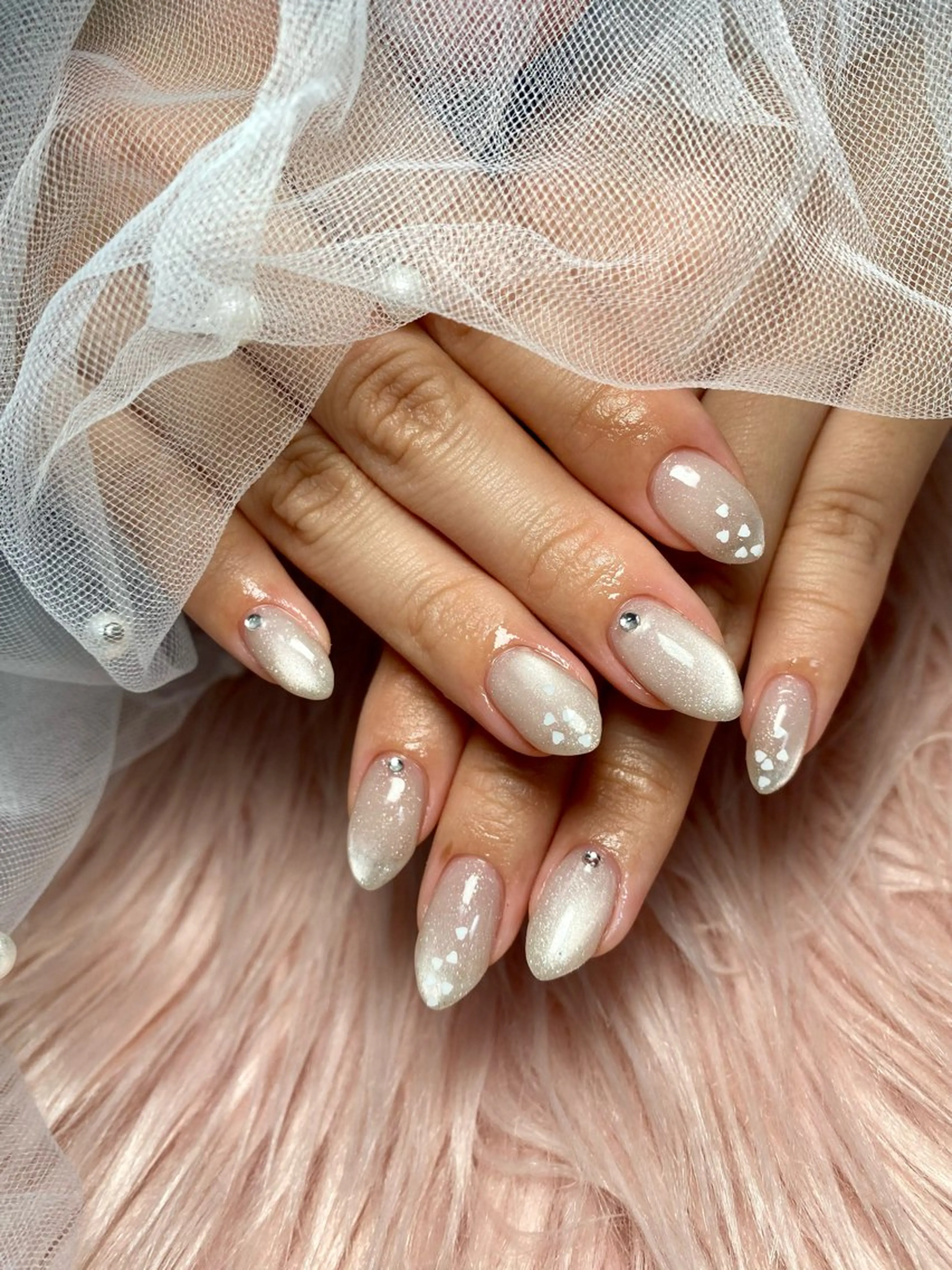 ネイル マグネットネイル ハンドネイル mille feuilleのネイルデザイン