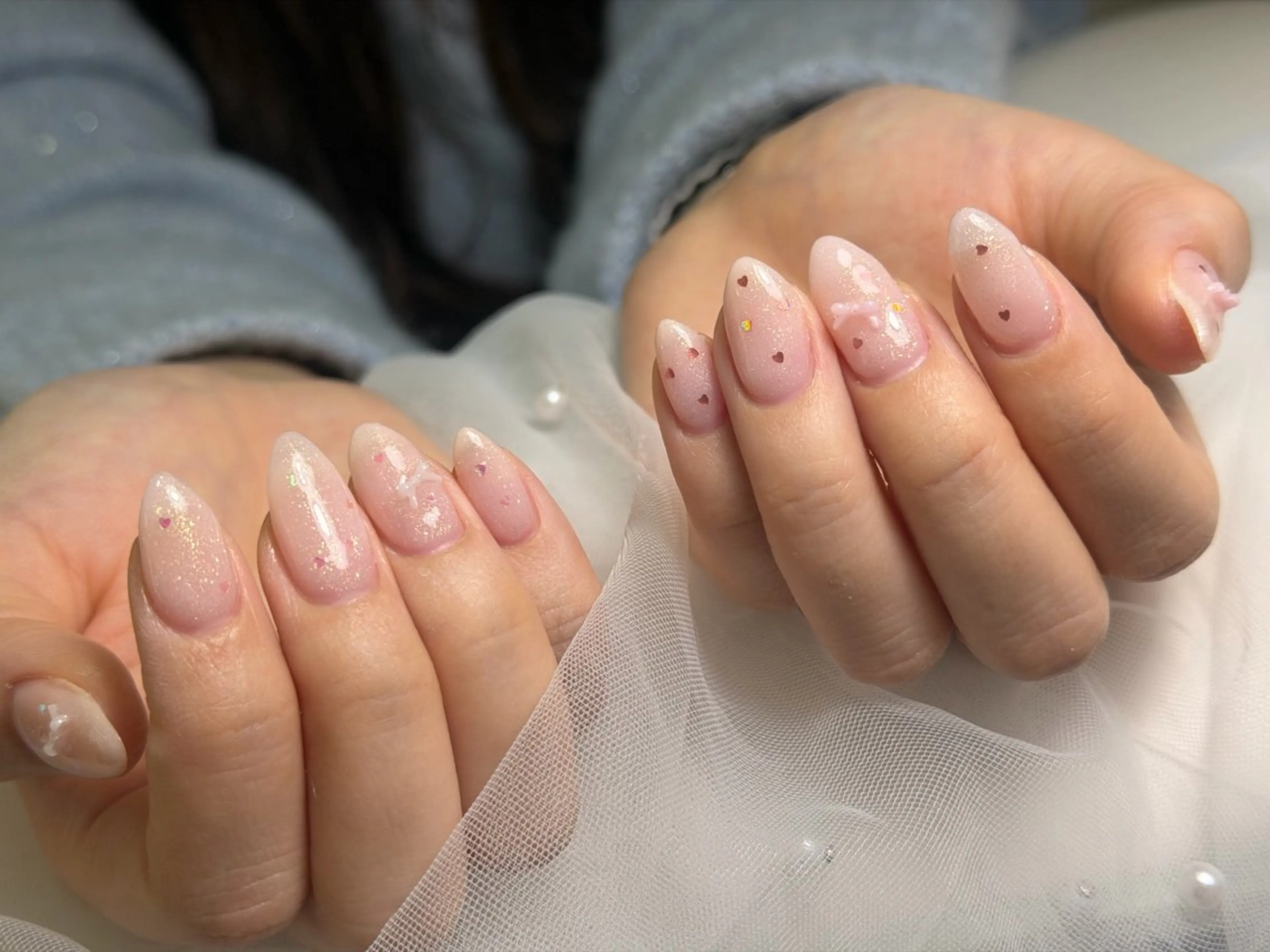 ネイル ハンドネイル 池袋Uni nail 上品シンプルデザインのネイルデザイン