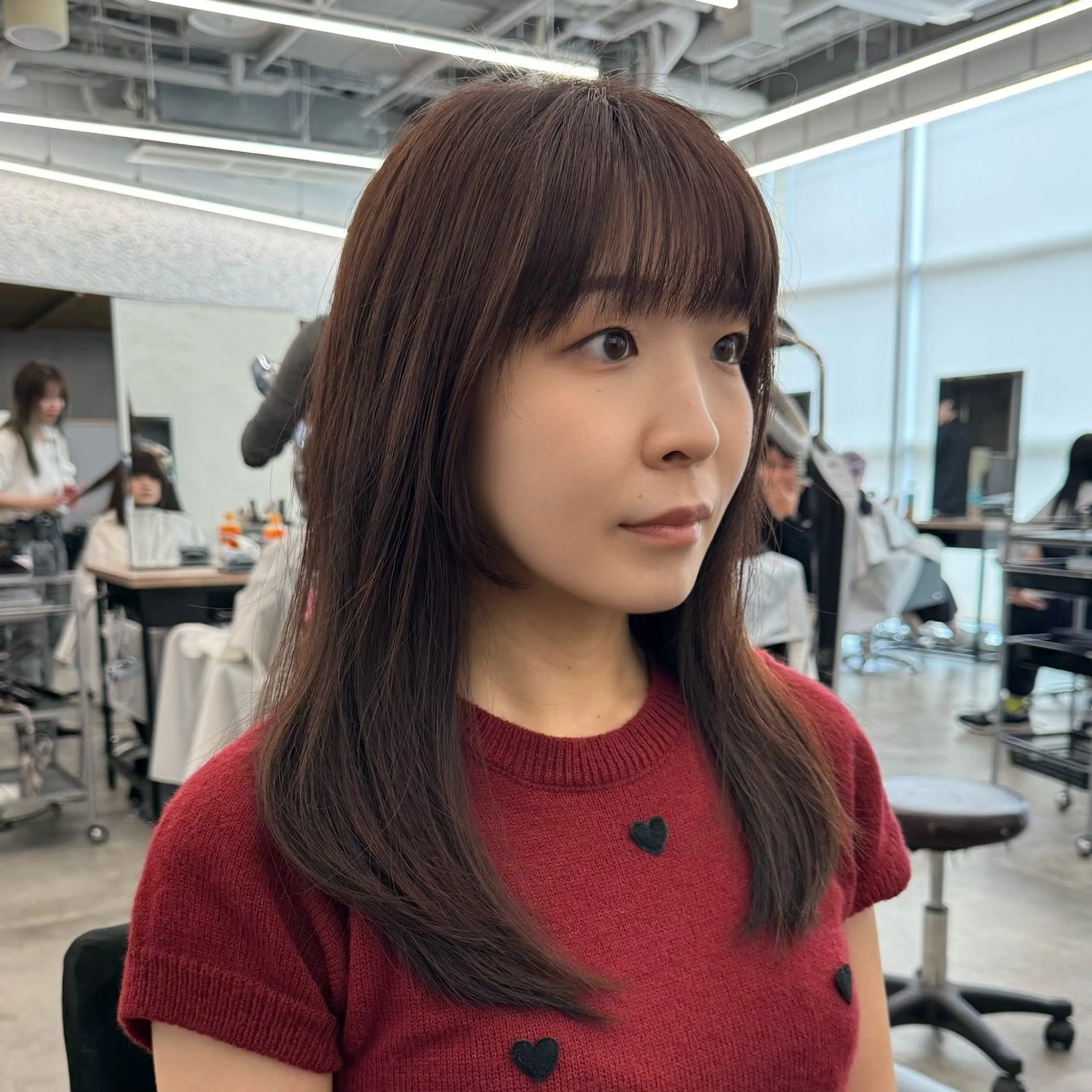 ミディアム カラー 柔らかいレイヤー🌿 大人ヘア/みっきーのヘアスタイル