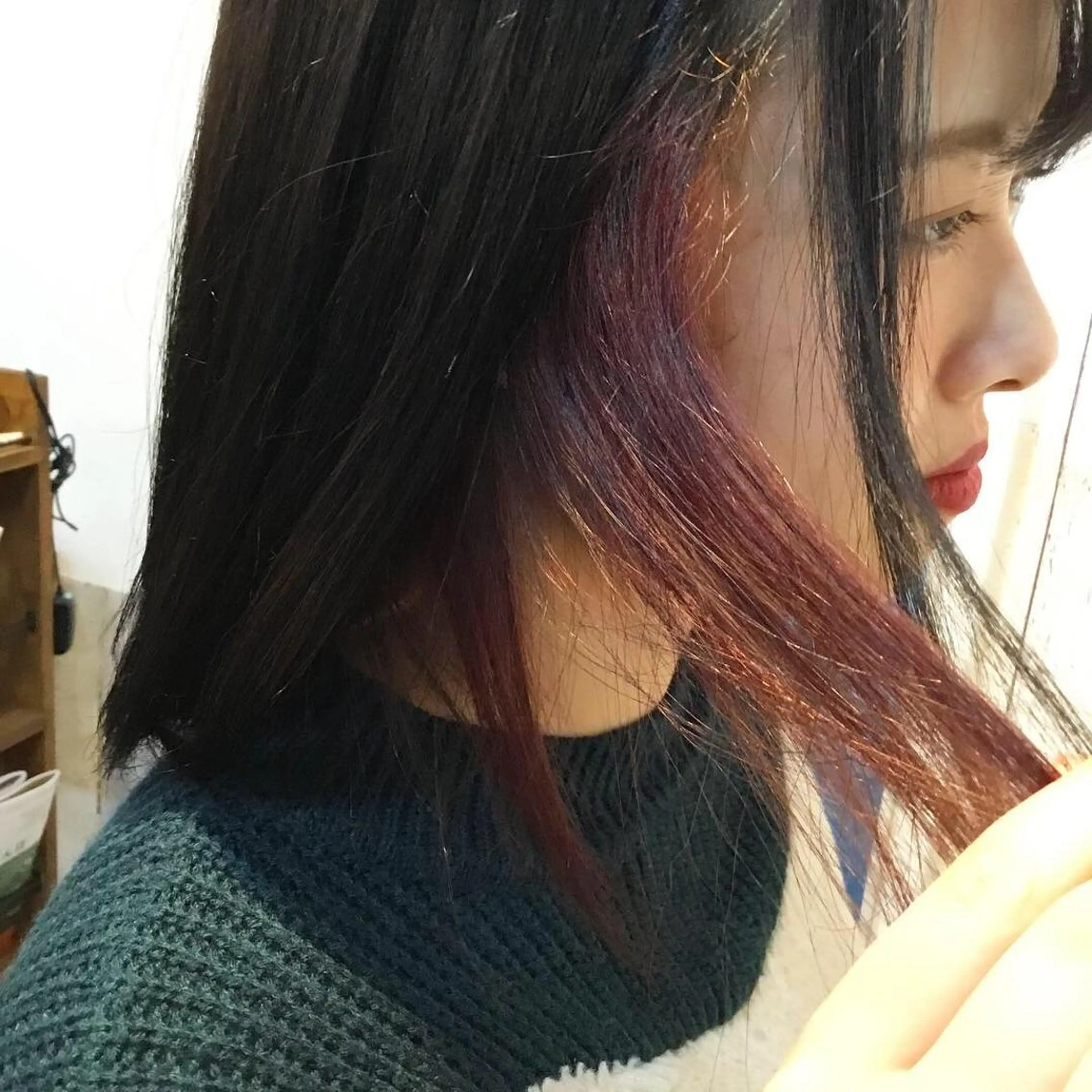 ミディアム カラー embrace エンブレイスのヘアスタイル