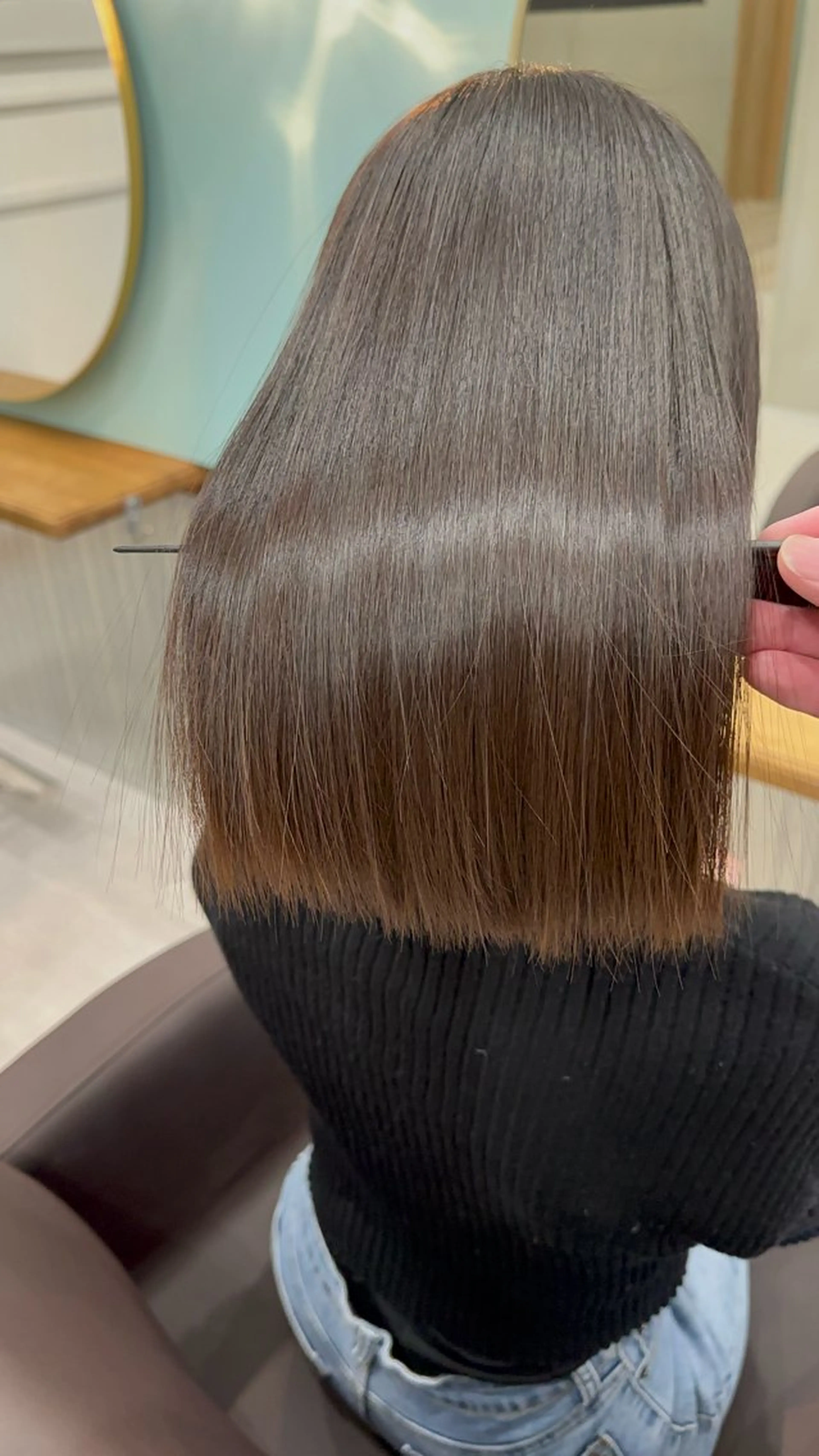 セミロング カワカミ ユウダイのヘアスタイル