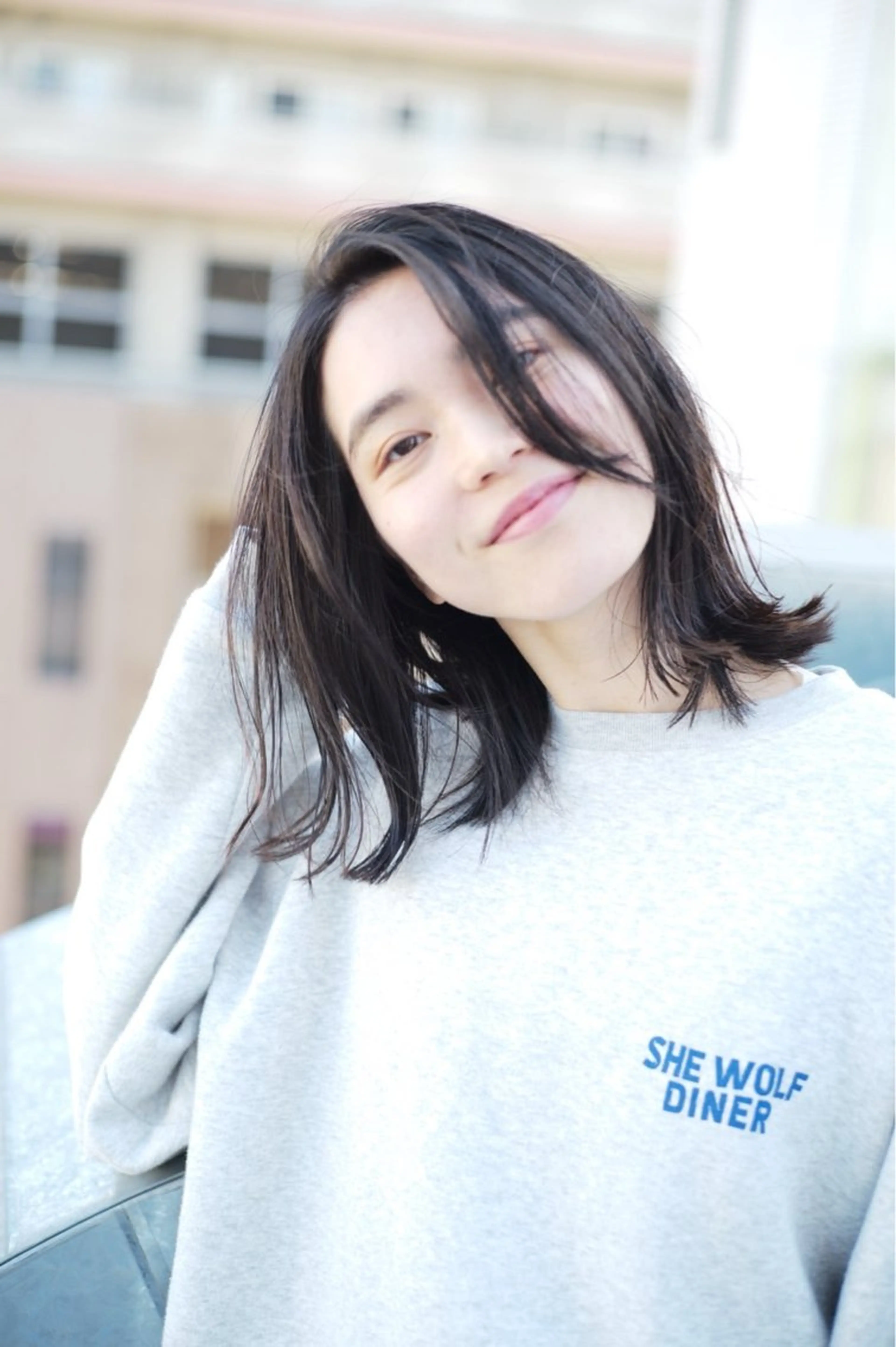 ミディアム stylist田口 祐歩のヘアスタイル