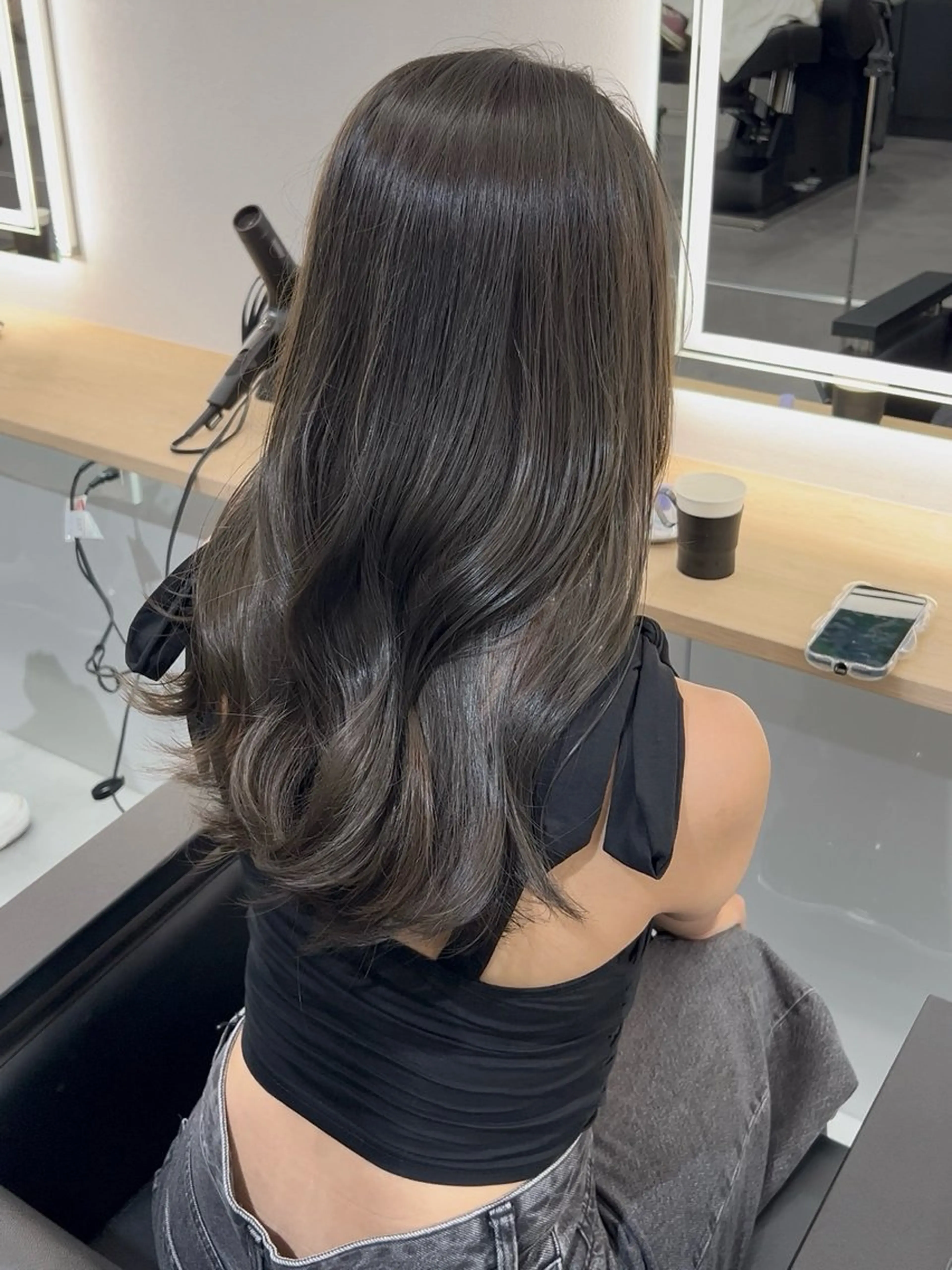 セミロング カラー カット ヘアカラー トリートメント レイヤー/髪質改善 SOA大槻 純也のヘアスタイル