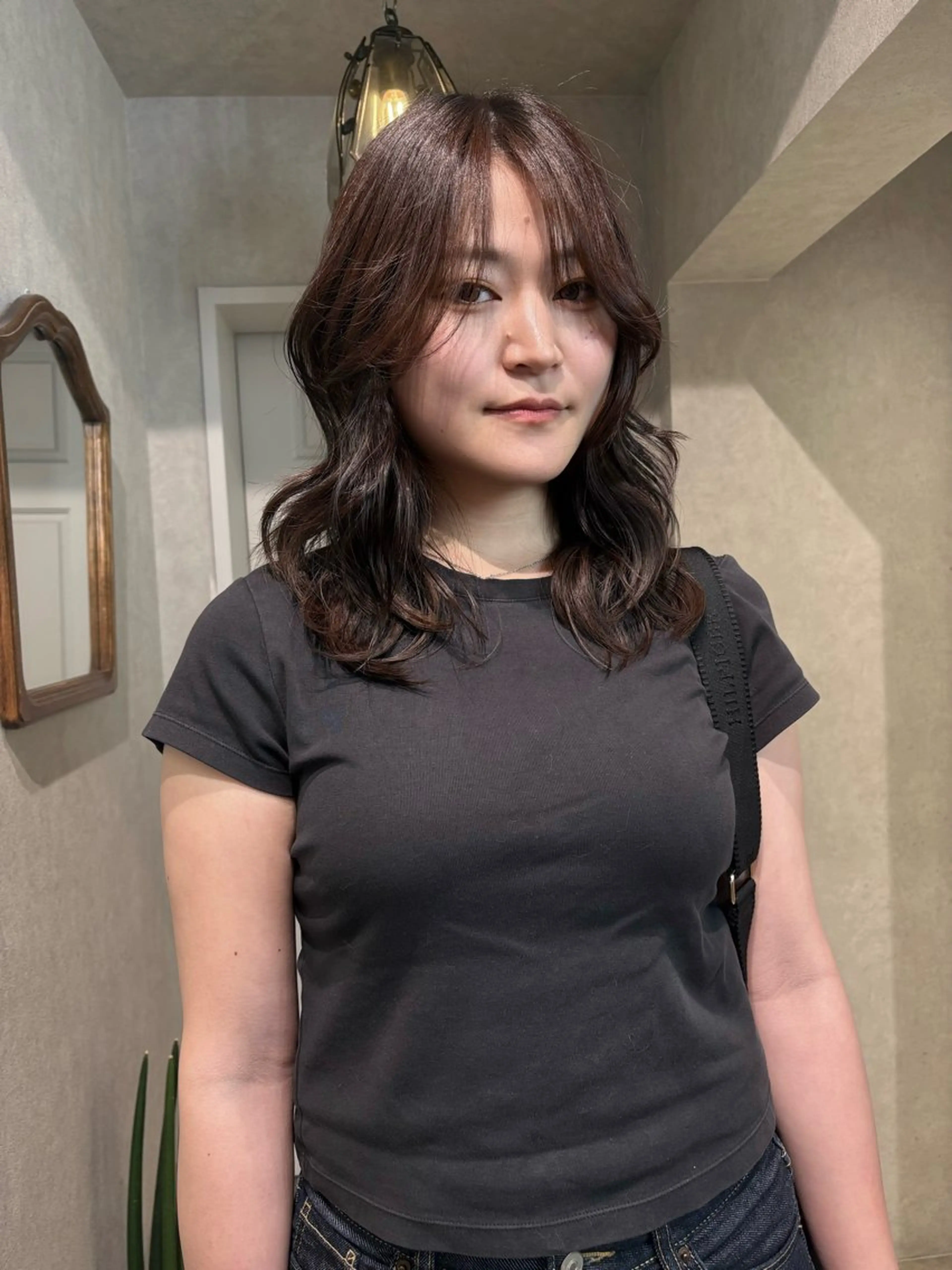 ミディアム カット 透明感モテスタイル 💞SHIORI💞のヘアスタイル