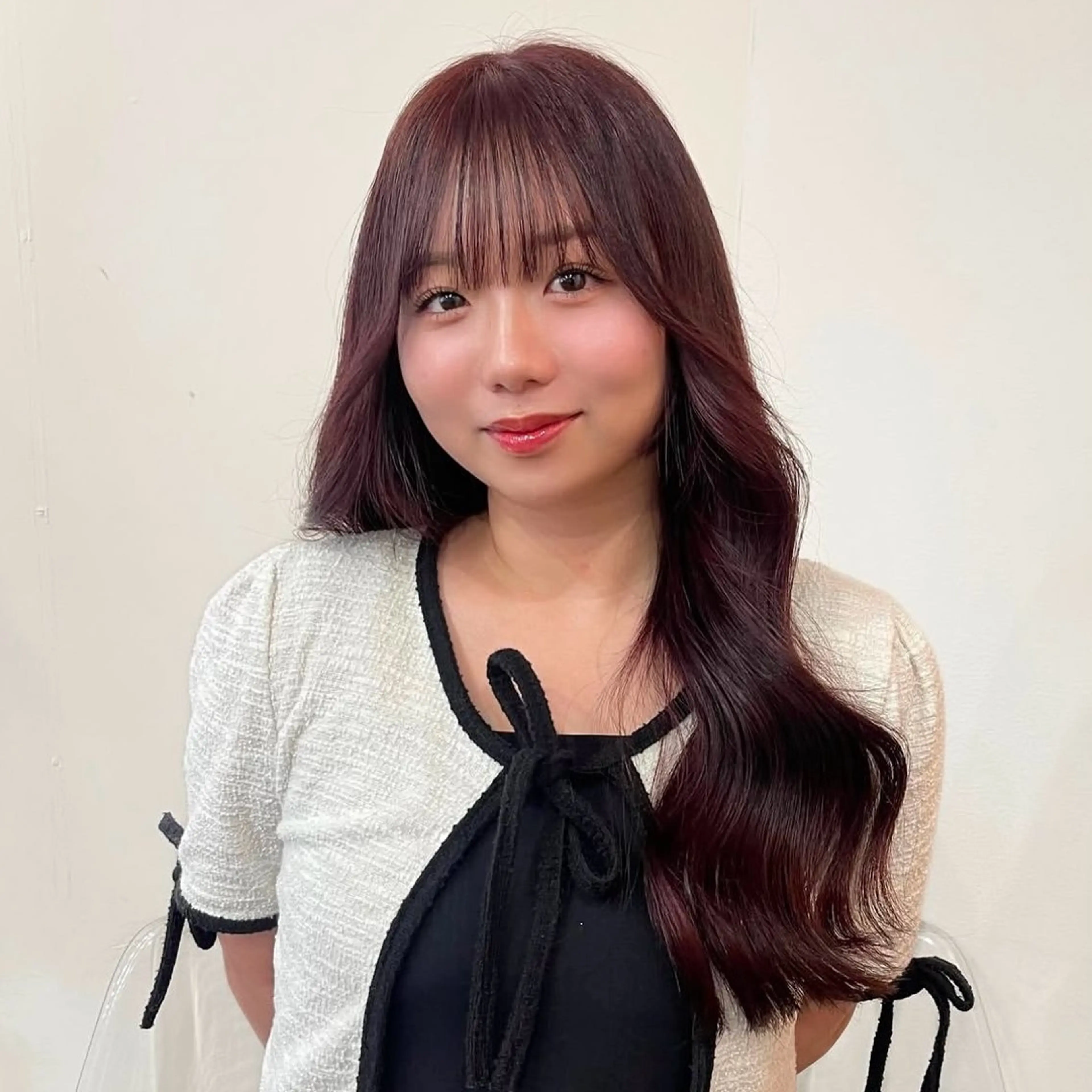 ロング カラー カット ヘアカラー トリートメント エクステモデル募集 💗大阪梅田/川上のヘアスタイル