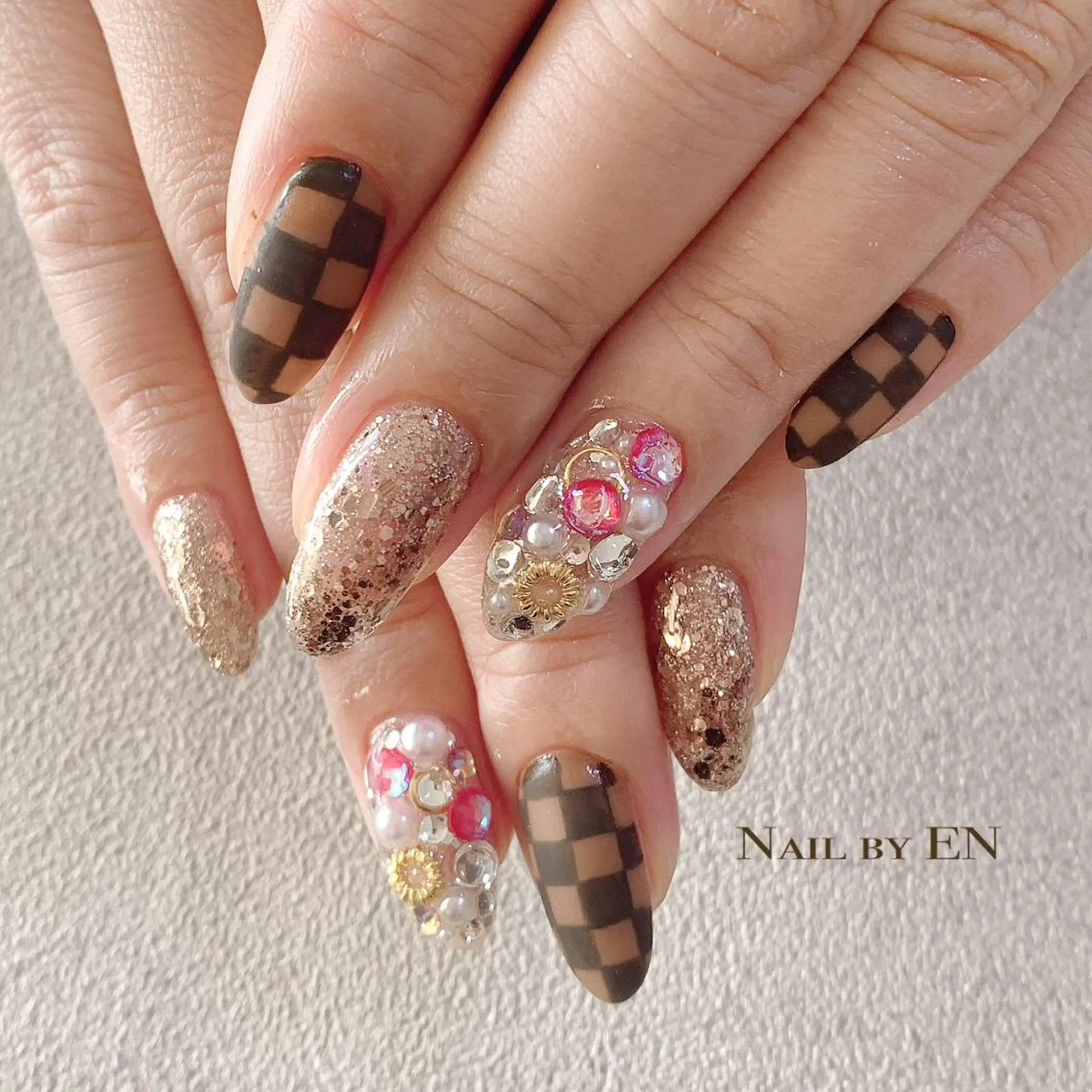 ネイル キラキラネイル Nail by EN*Namiのネイルデザイン