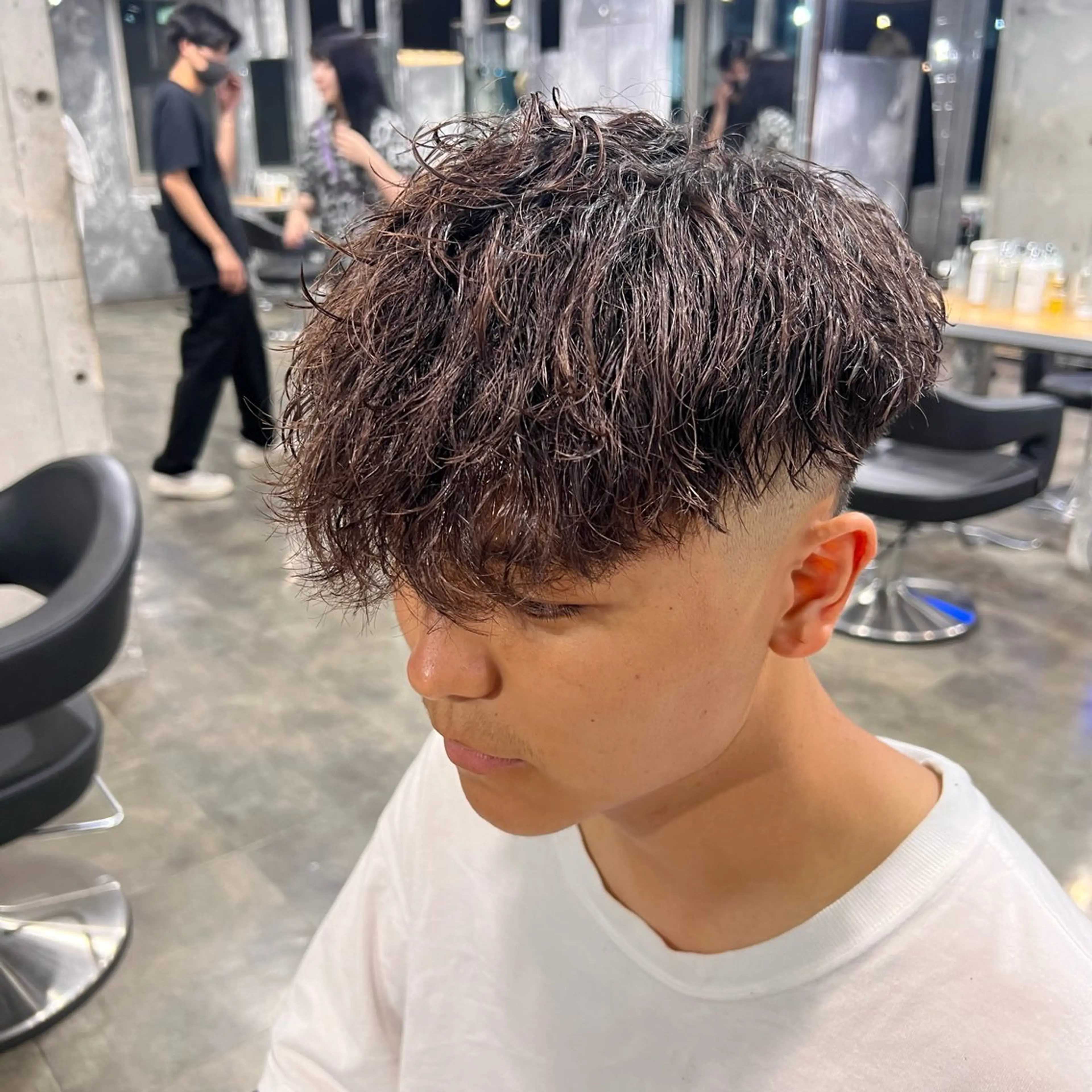 メンズ カット パーマ 🪽直毛男子の救世主 🪽フェザーパーマのヘアスタイル