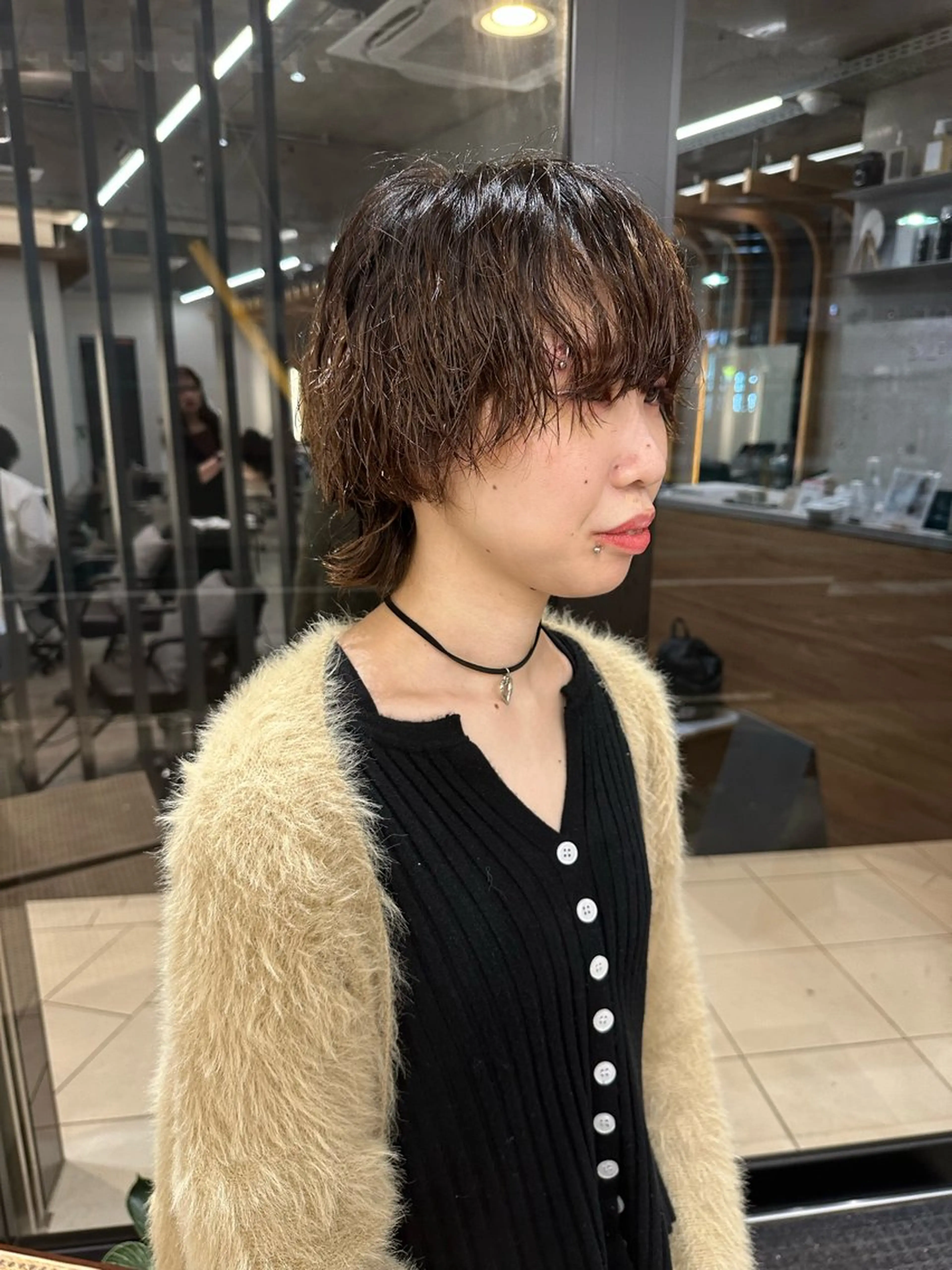 パーマ タグチ アスカのヘアスタイル