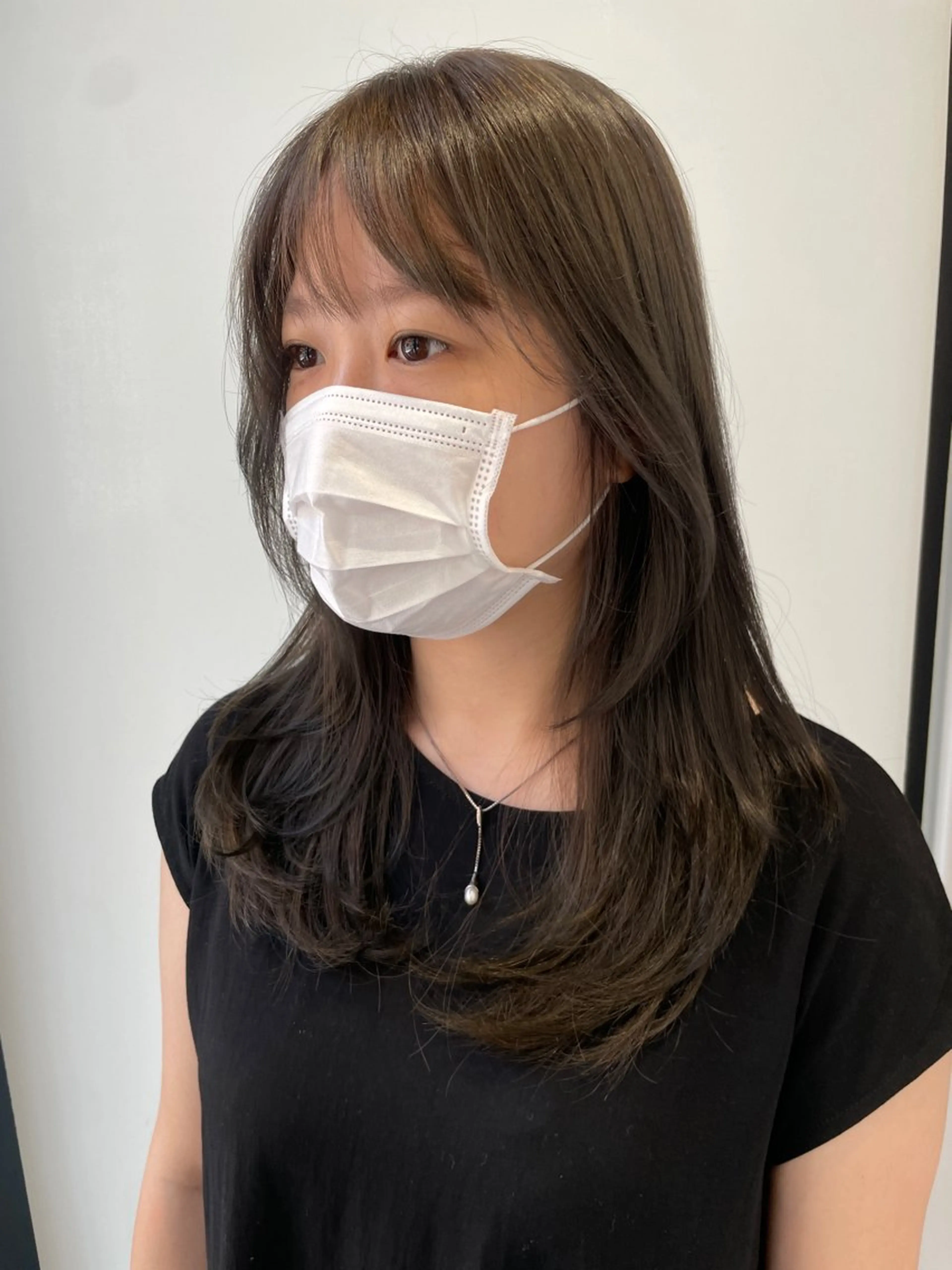 🕊️平日限定🕊️前髪カット×透明感イルミナカラー×艶トリートメント🫧の写真