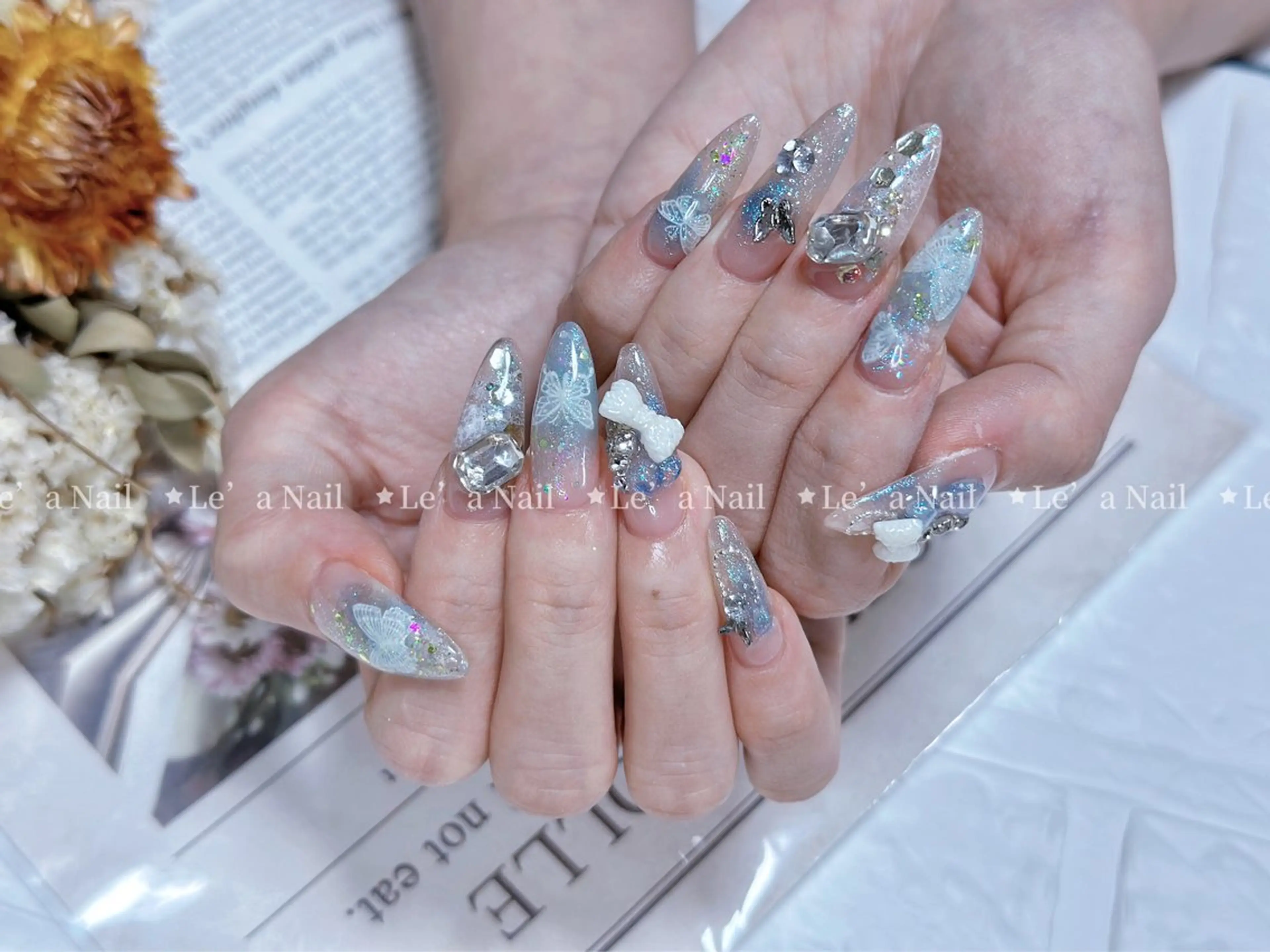 ロング カラー ネイル Le’a NailSalonのネイルデザイン