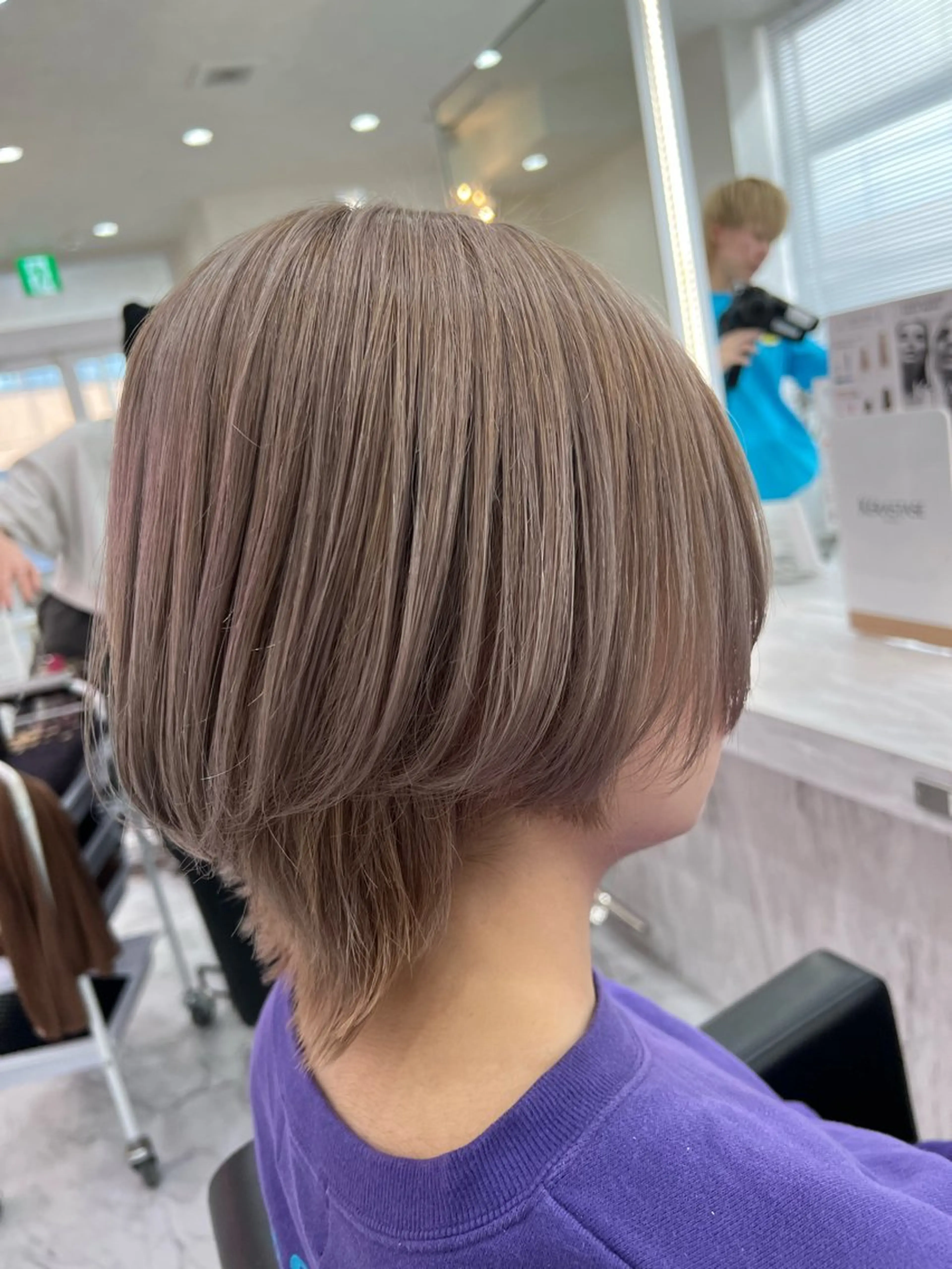 ミディアム 韓国風🫧艶カラー 💟ran💟のヘアスタイル