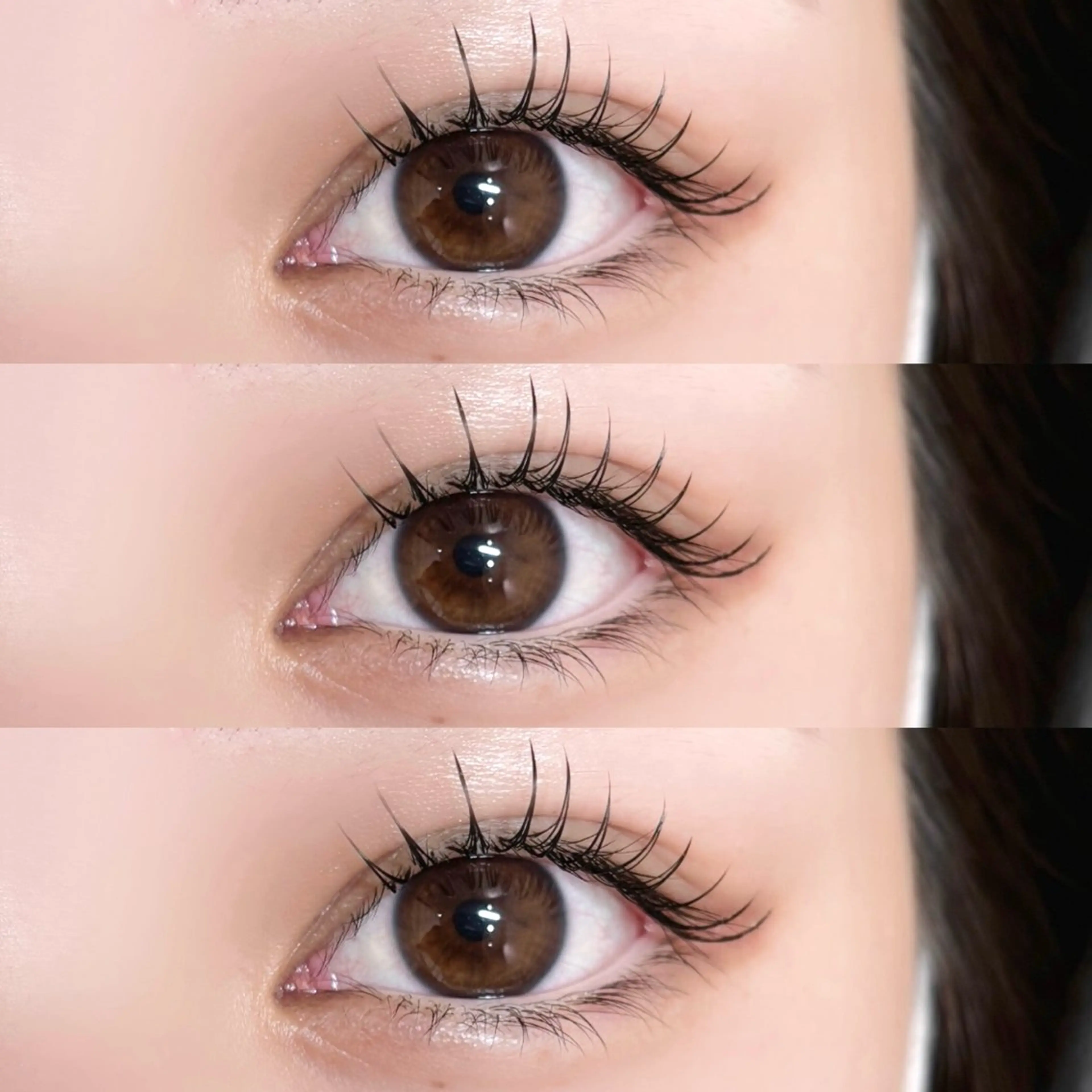 《マツエク》フラットラッシュ100本【コーティング仕上げ】の写真