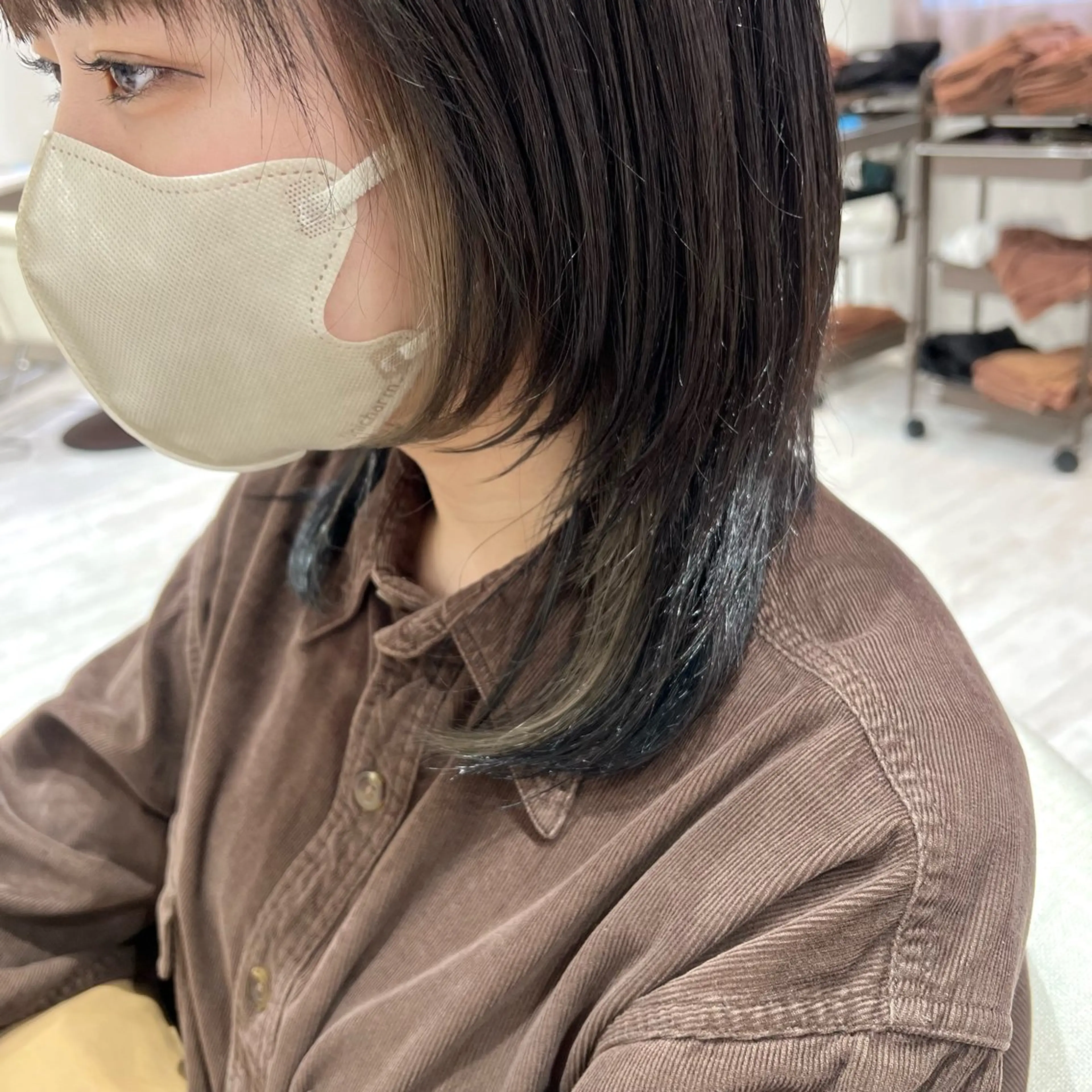 ミディアム カット ヘアカラー 【髪質改善】 【美髪矯正】🌻店長のヘアスタイル