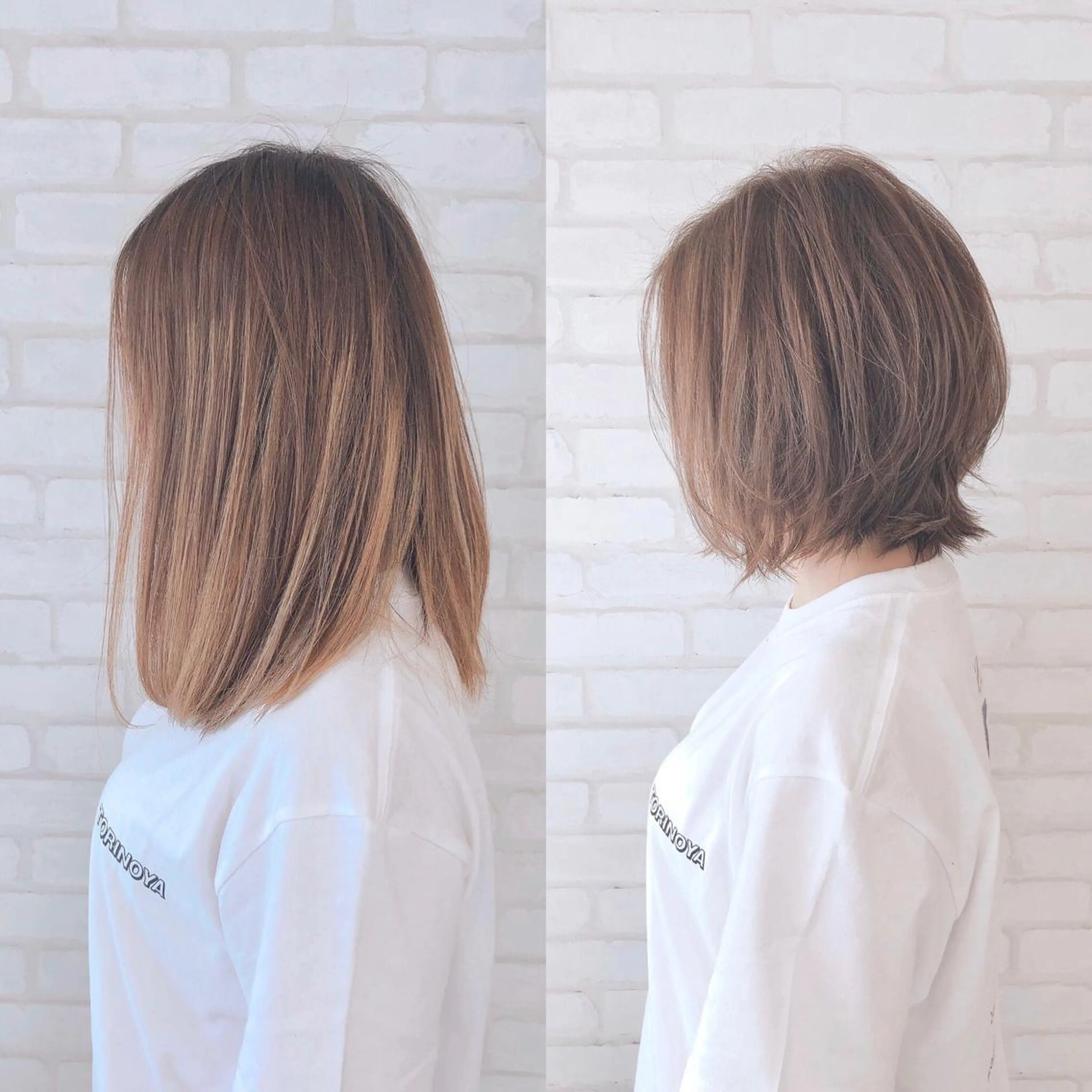 ミディアム アビリタ 警固のヘアスタイル