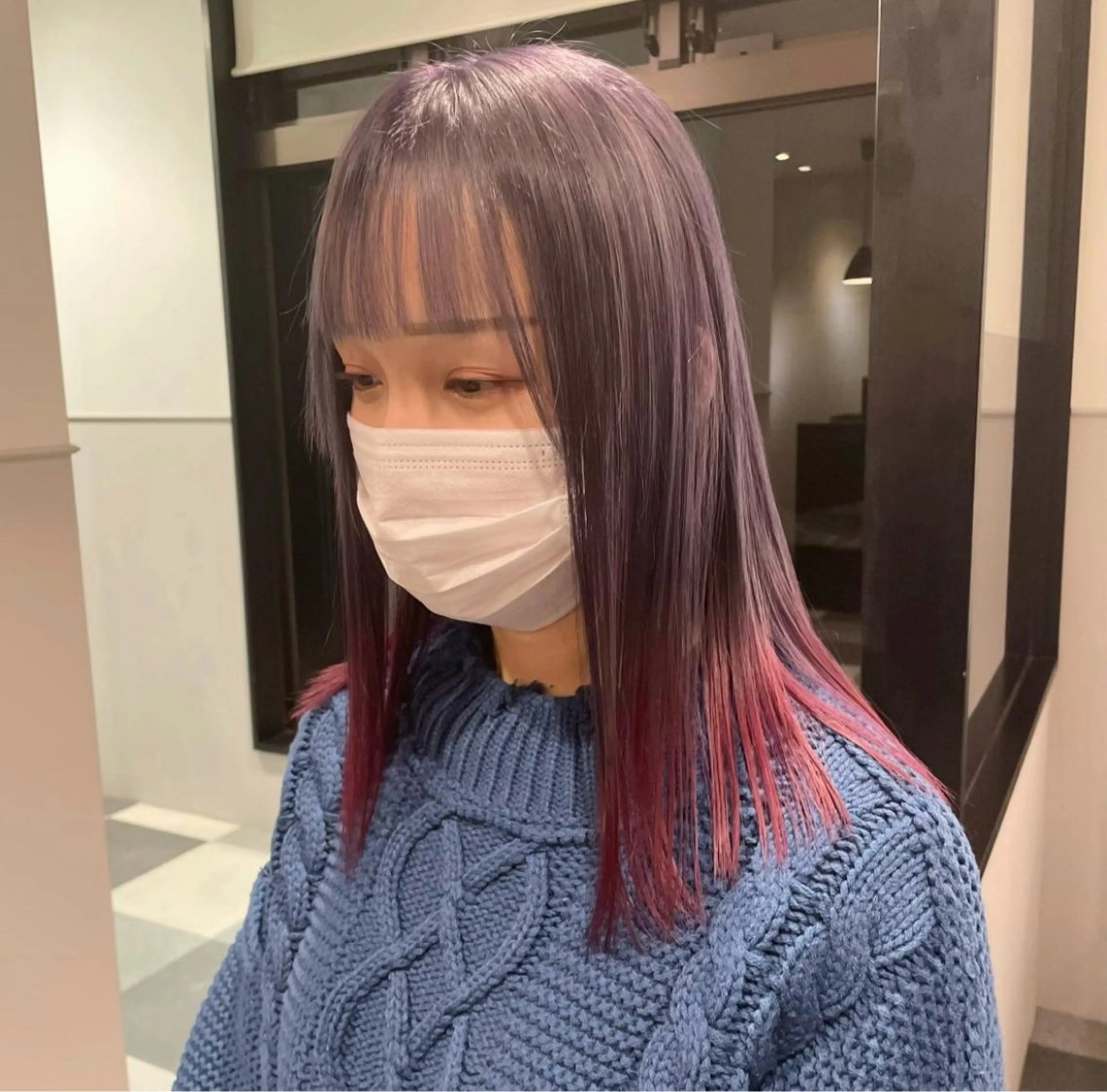 デザインブリーチ+フルカラー(インナーorグラデーション)の写真