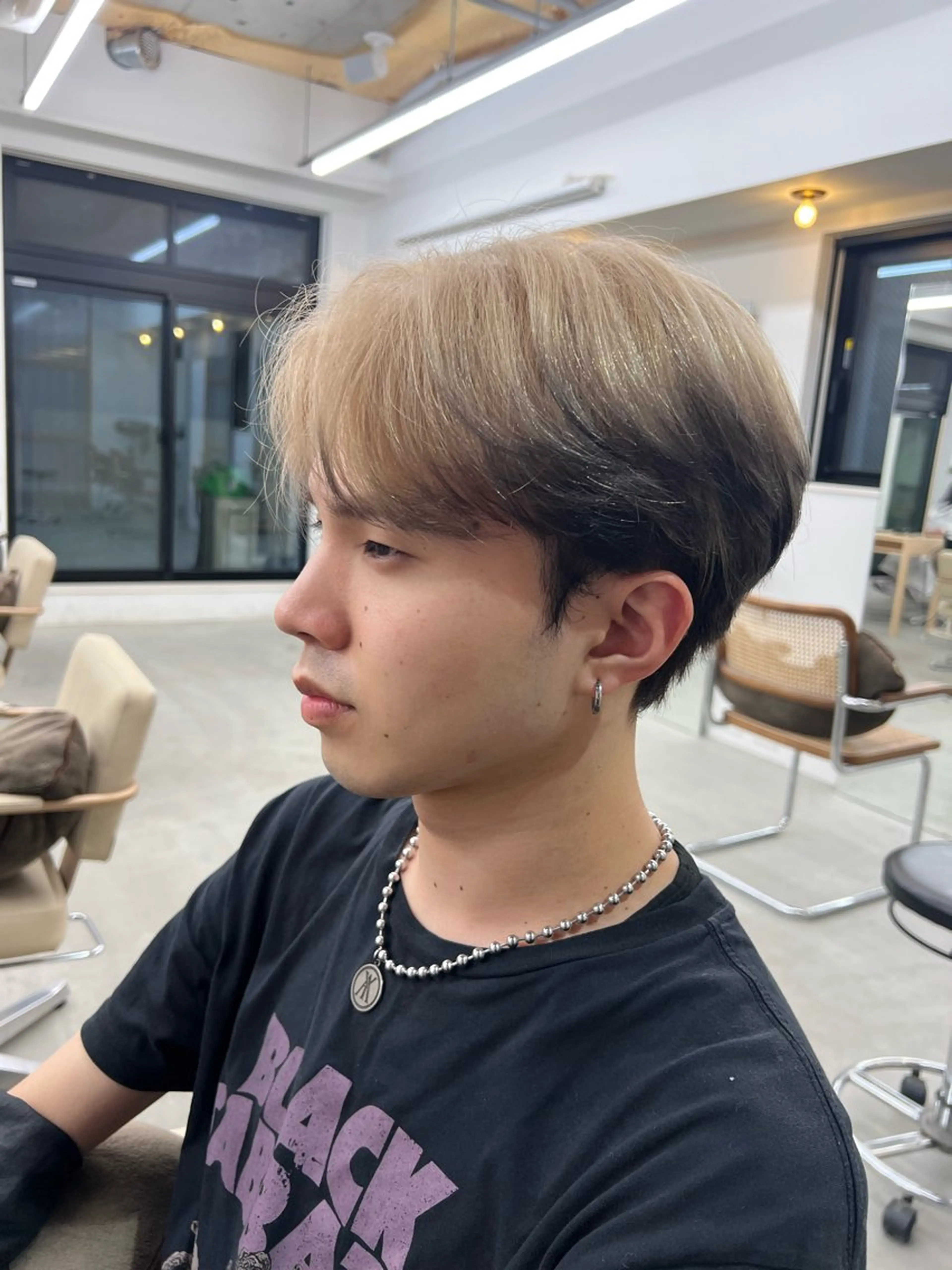 🚨今だけ1万円引🚨メンズ限定 Ｗcolor(ブリーチありorなし)➕Aujuaシャントリ付き🌟/髪質改善の写真