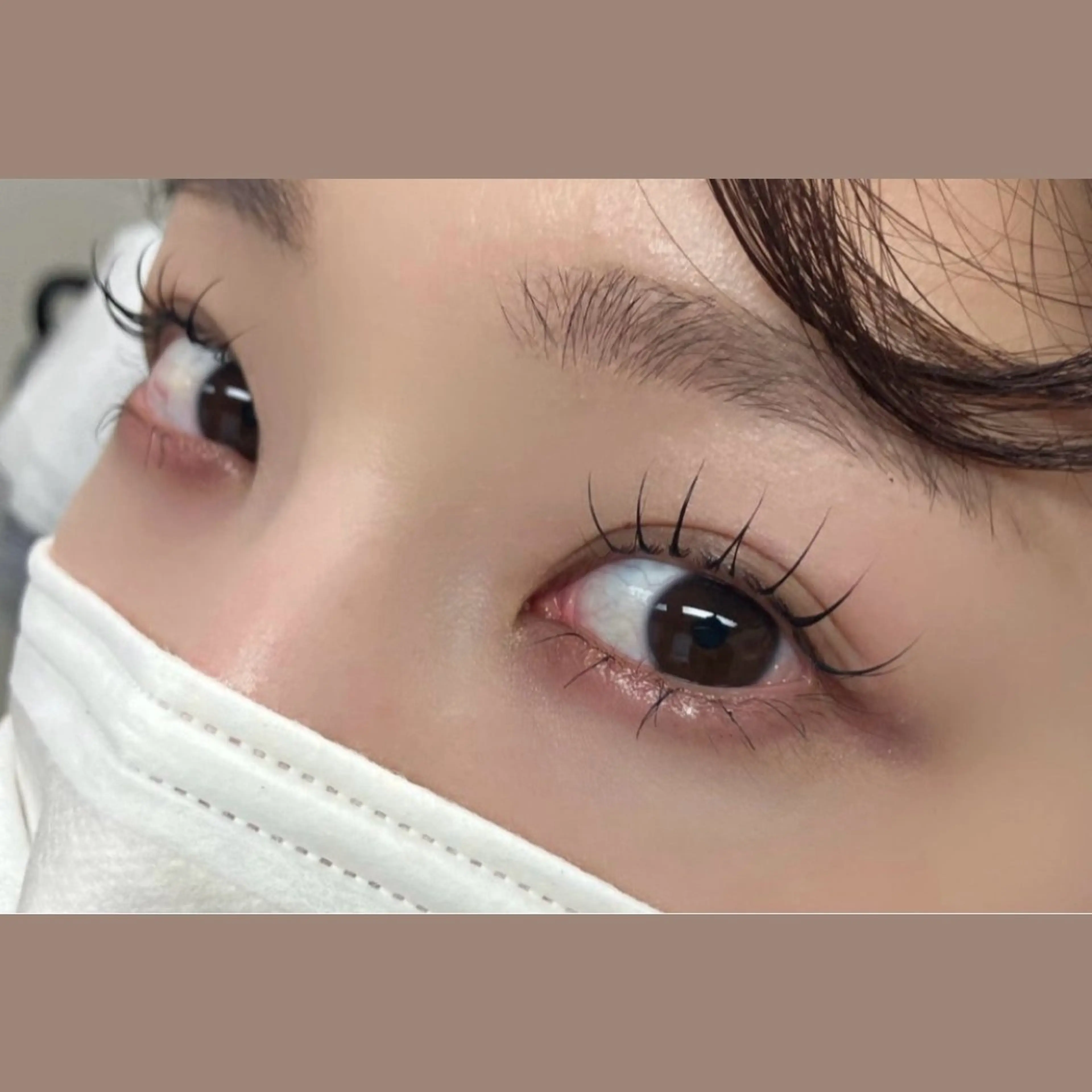 マツエク・マツパ ecarg表参道🩰 saya 無料モデルの眉毛・アイブロウイメージ