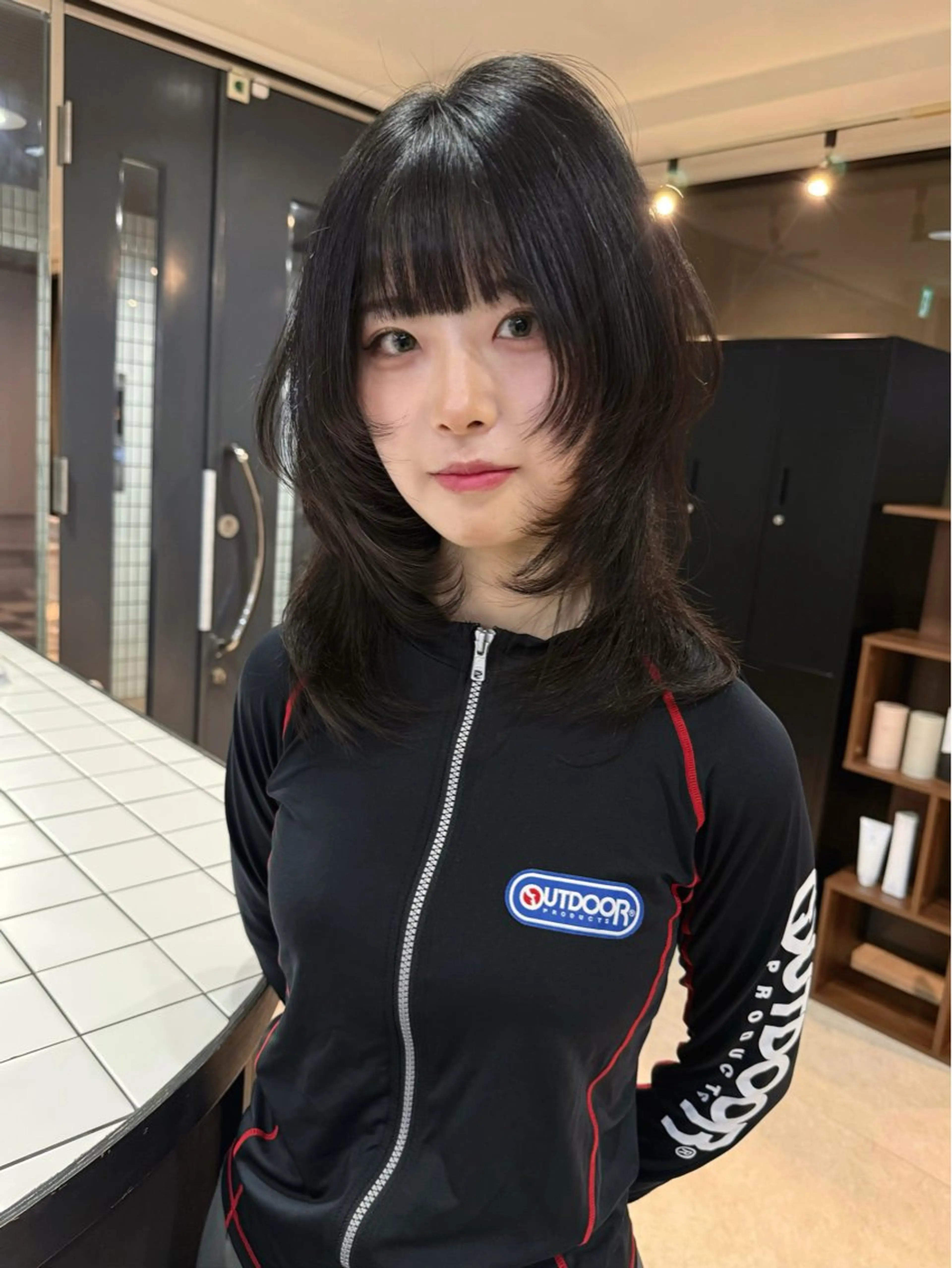 ロング レイヤーカット 宮嶋 蓮のヘアスタイル