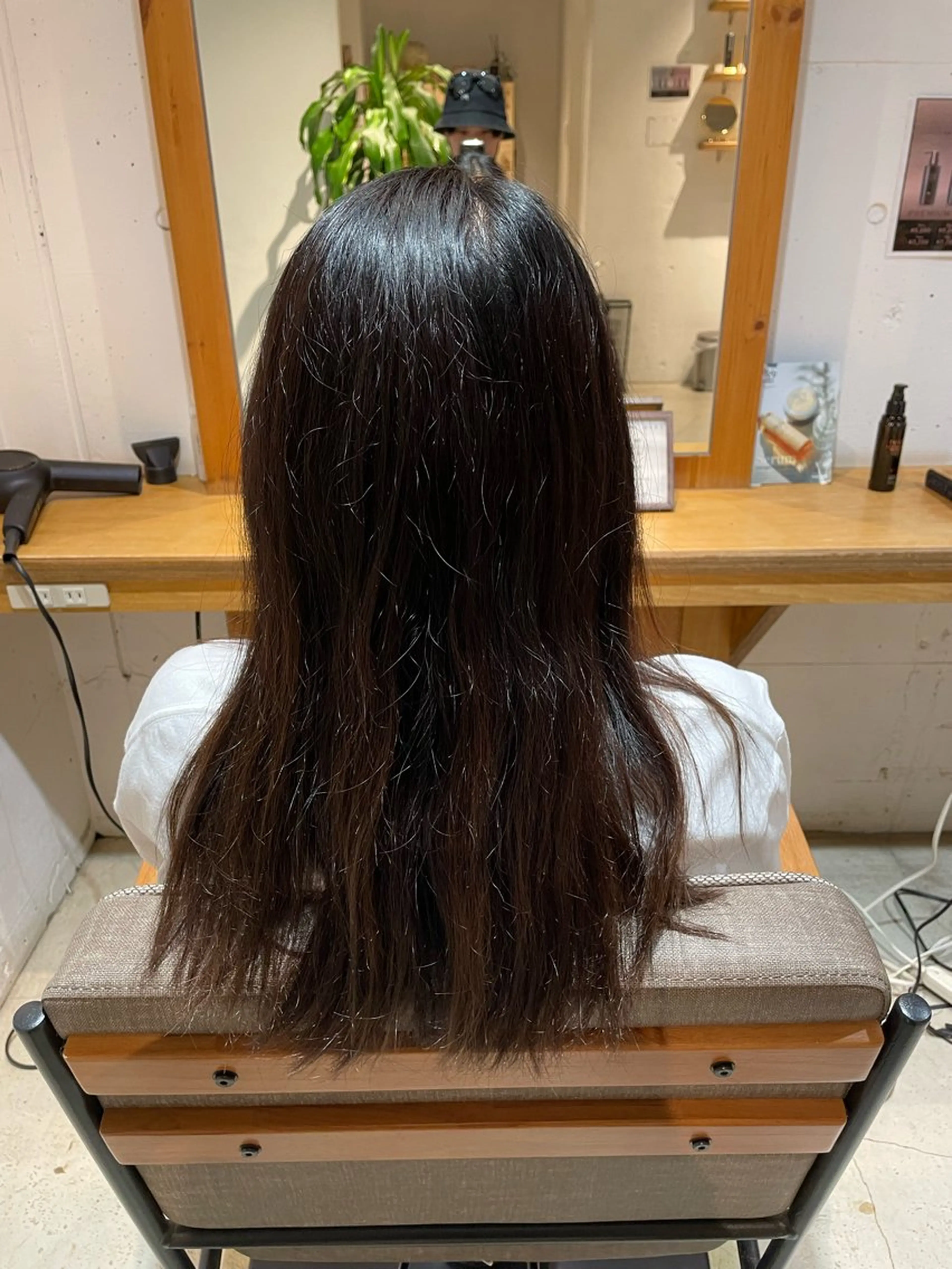 ロング 縮毛矯正支持率👑 No.1 SORAのヘアスタイル