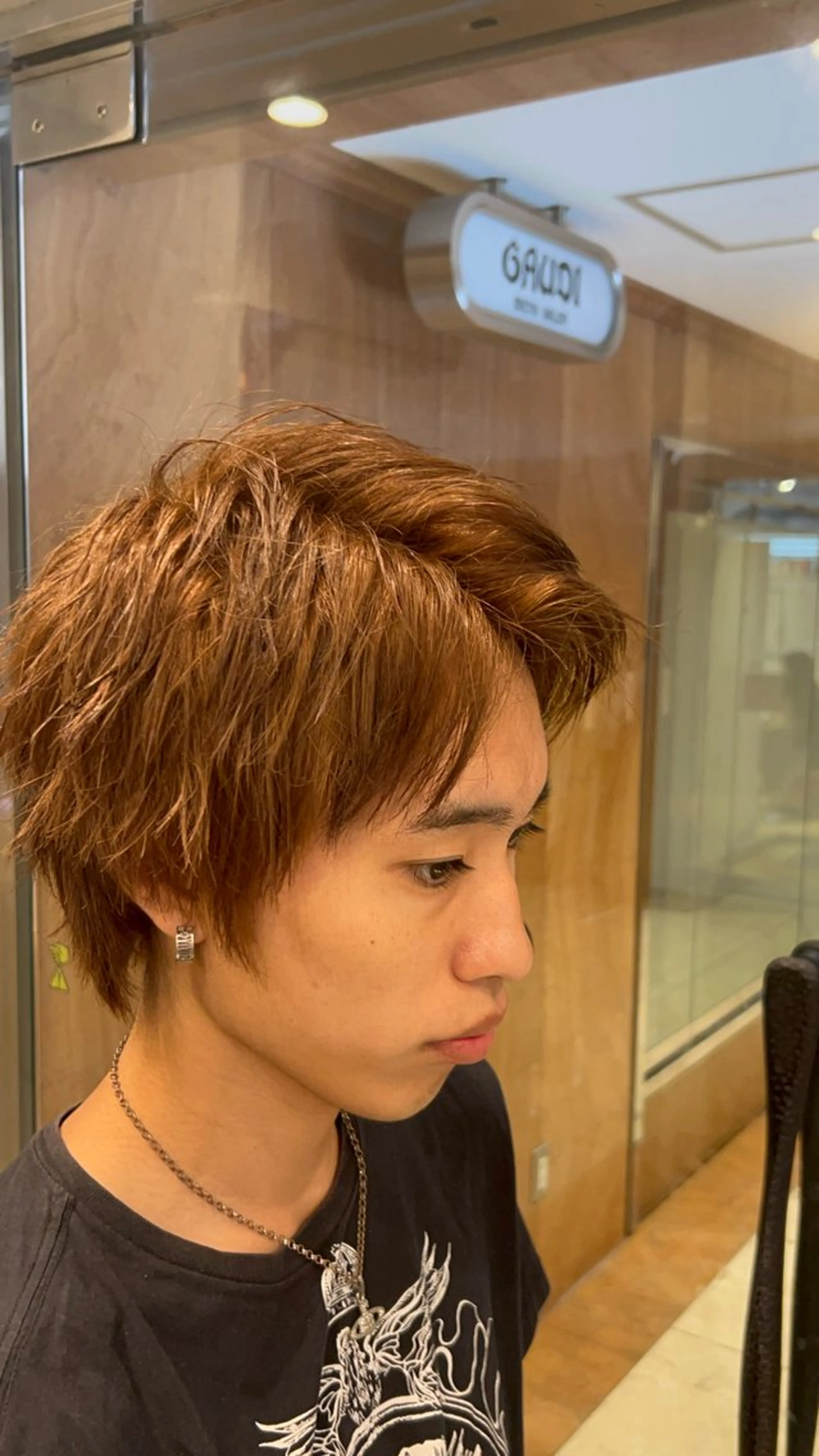 カラー メンズ メンズブリーチ ブリーチ ブリーチなしカラー 青木 星翔のヘアスタイル